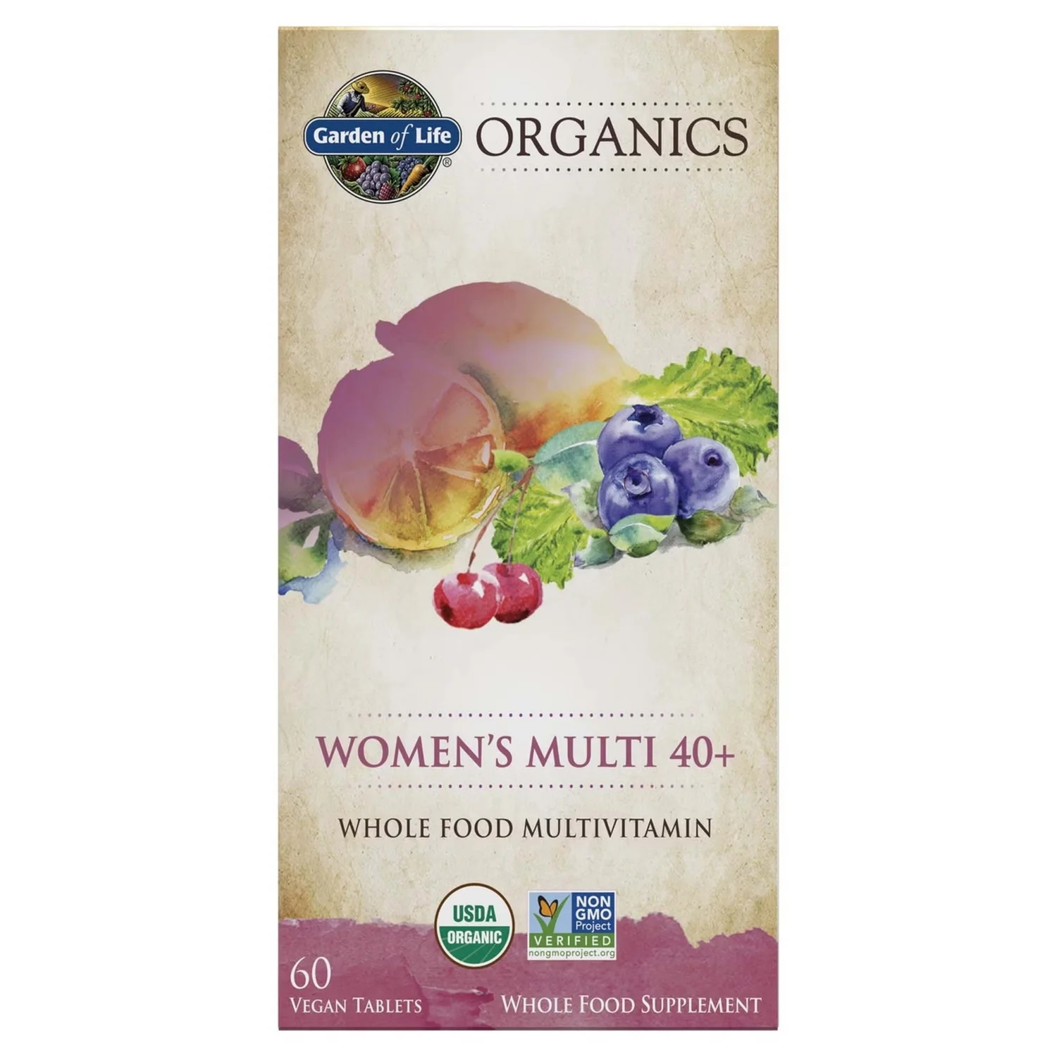 Organics Women's 40 Multi - 60 Tablets