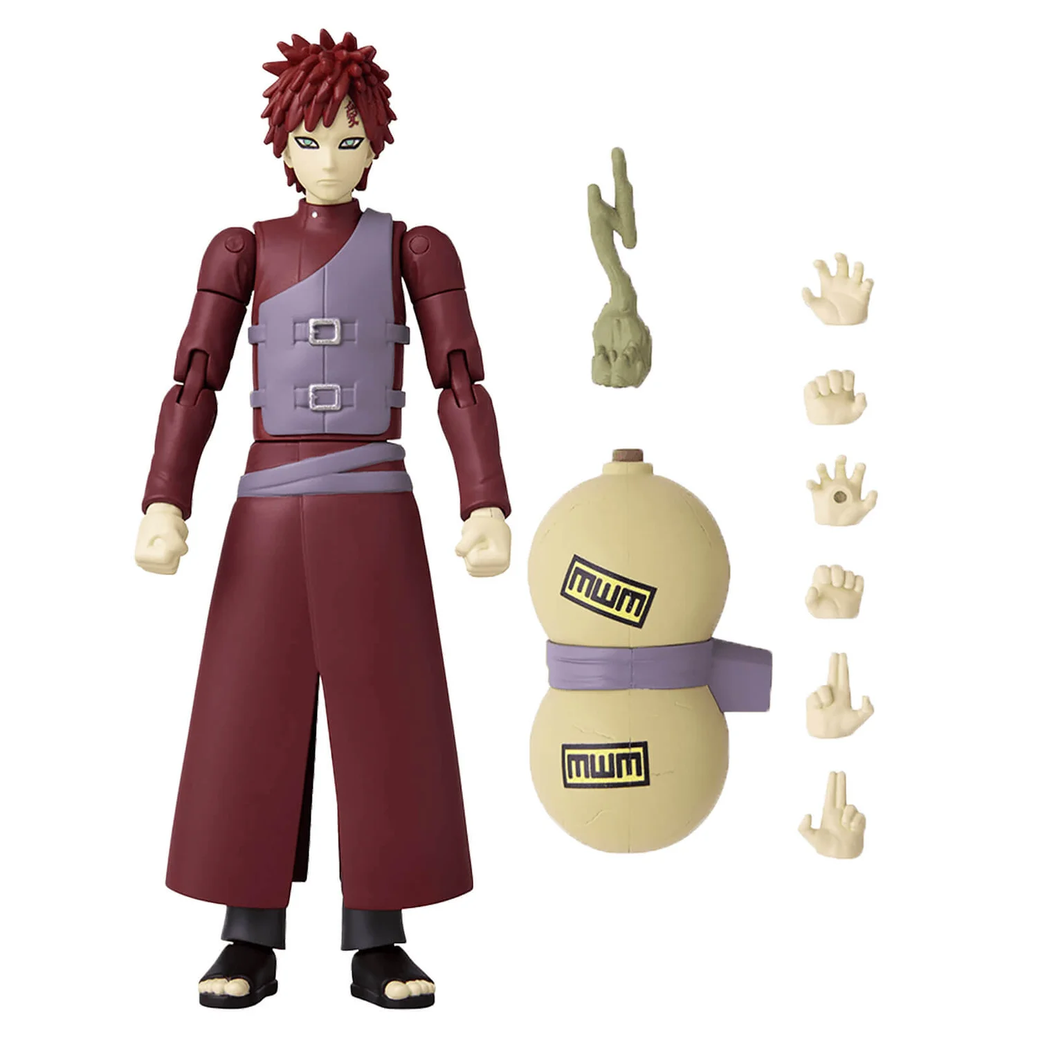 Bandai Anime Heroes Naruto Shippuden Gaara Action Figure