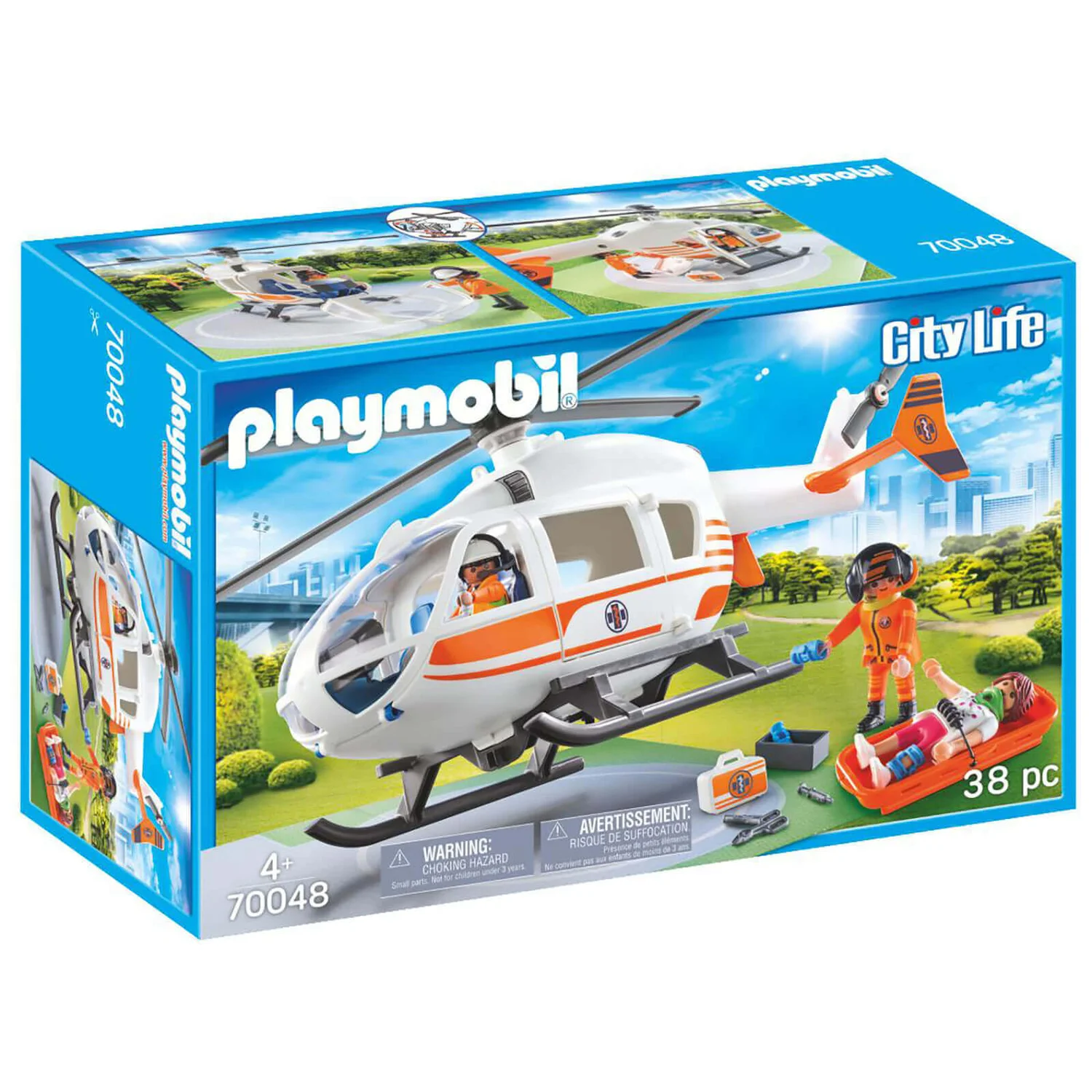 Playmobil City Life Rescue Helicopter (70048)