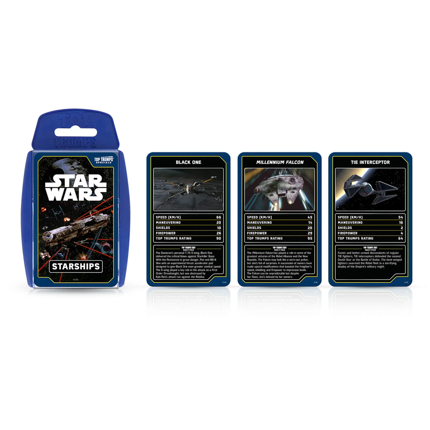 Top Trumps Card Game - Star Wars Star Ships Edition