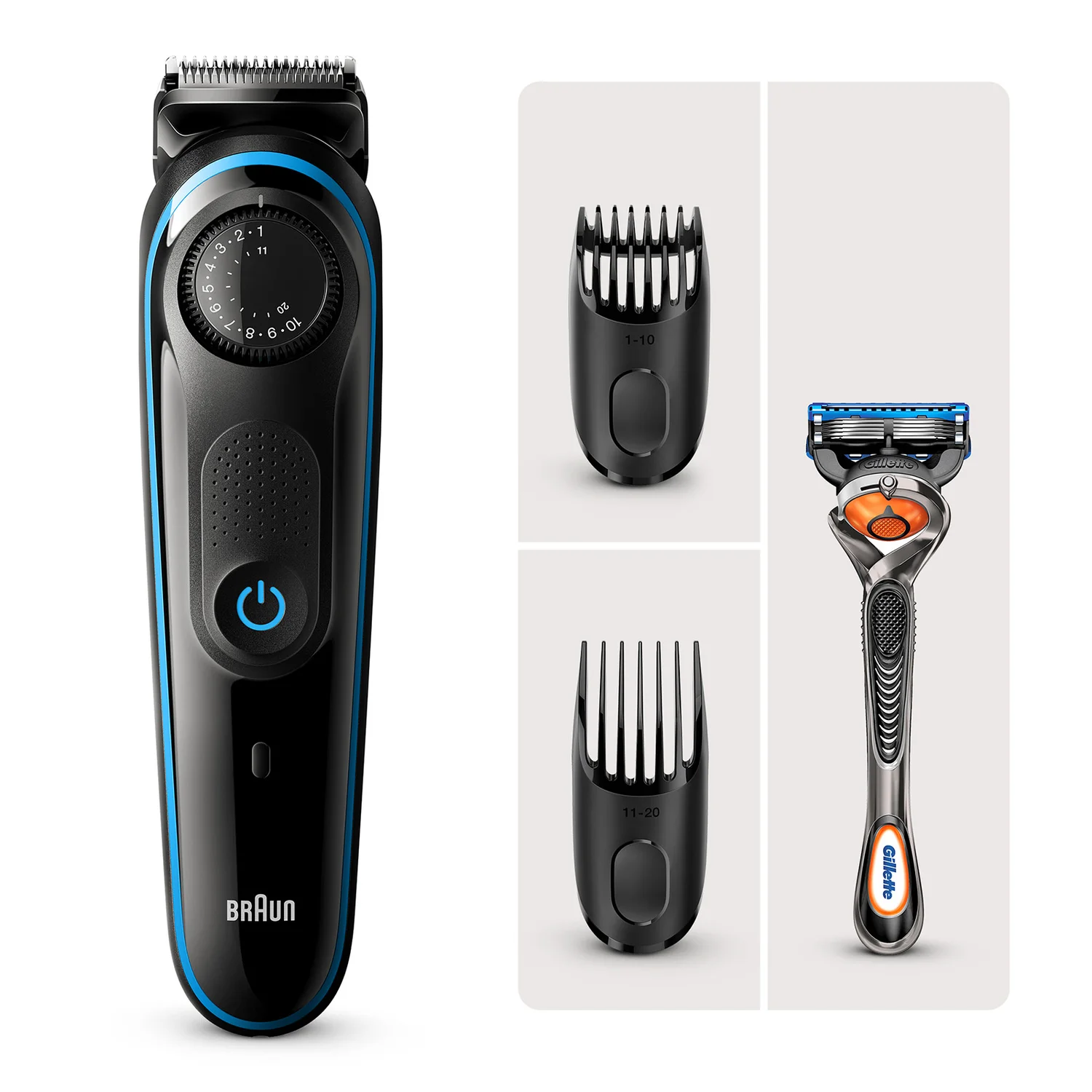 Braun Beard Trimmer 3 BT3240 with Gillette Razor