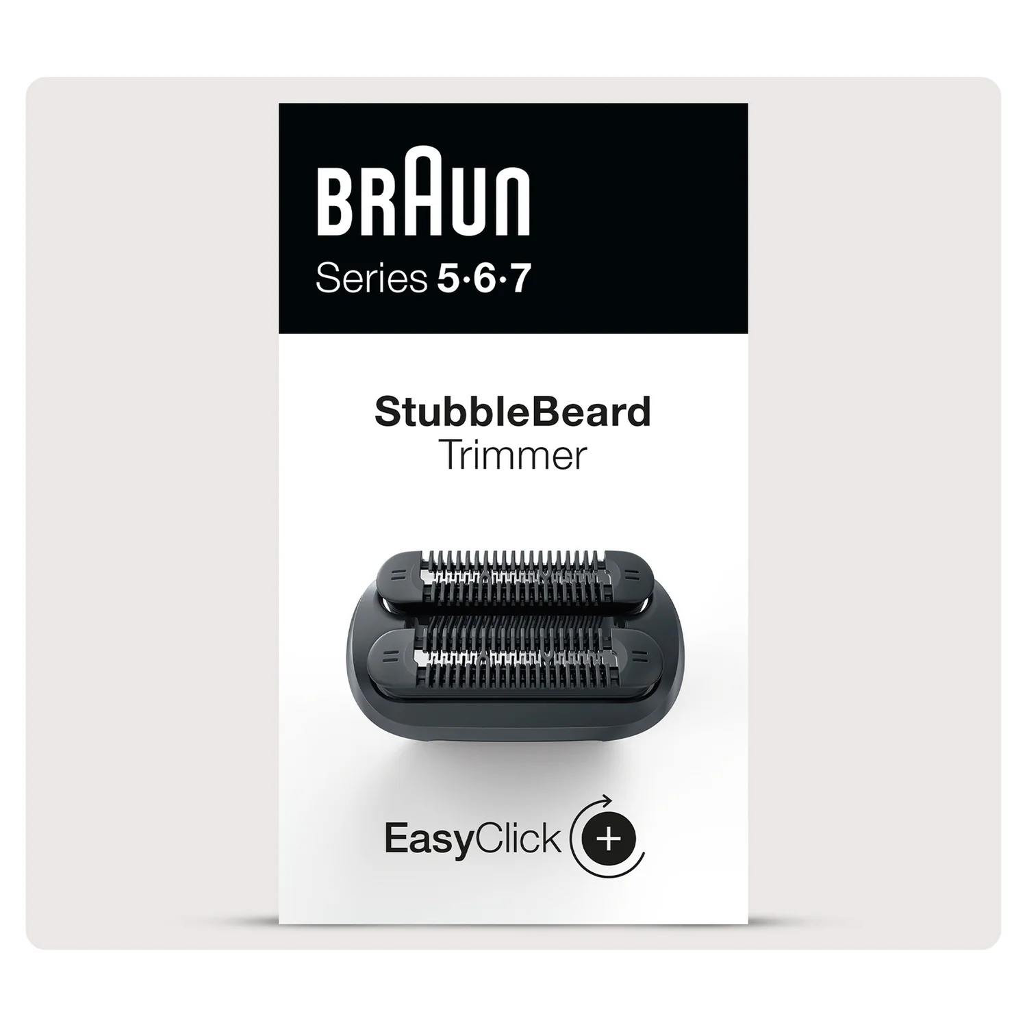 Braun EasyClick StubbleBeard Trimmer Attachment for Series 5, 6 and 7