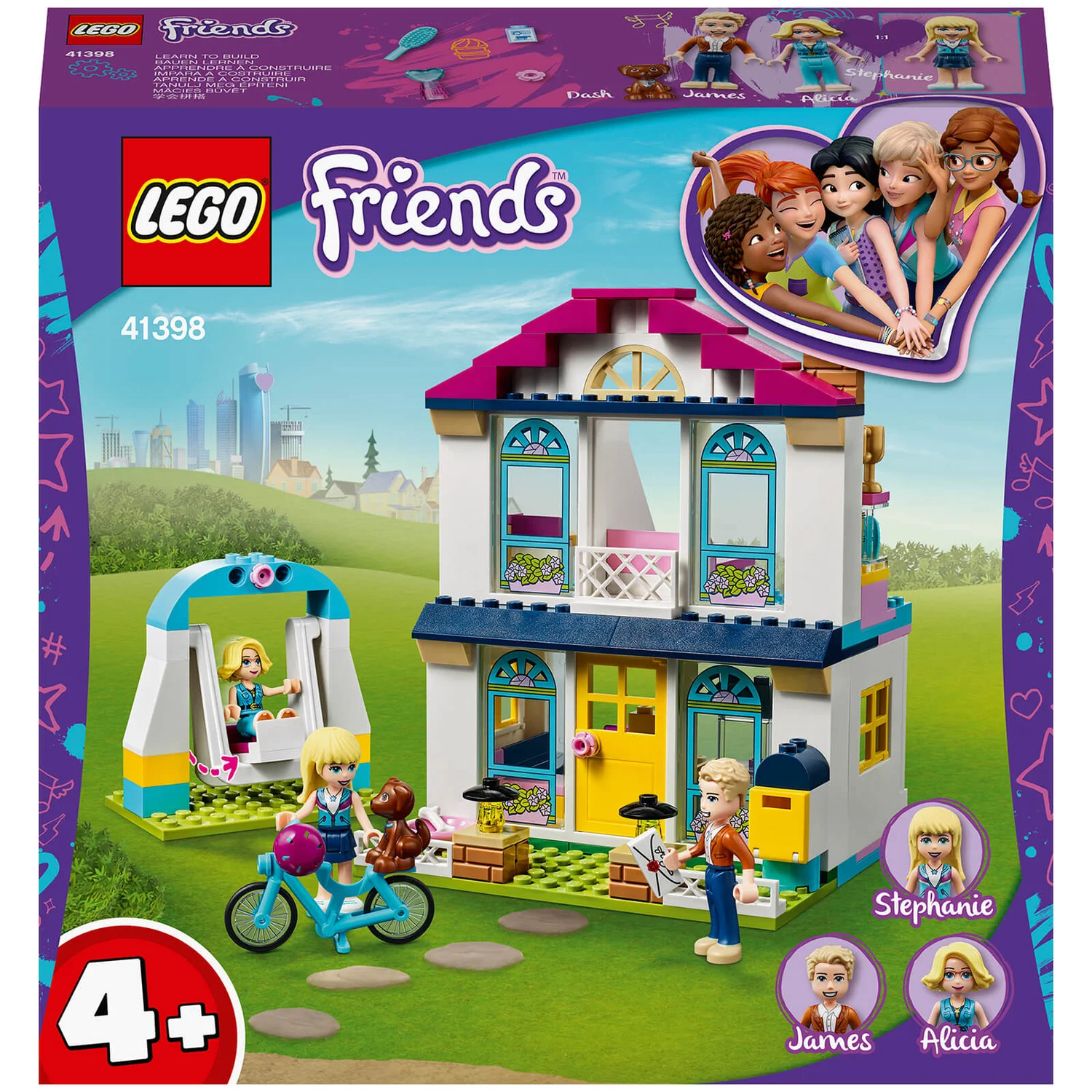 LEGO Friends: 4+ Stephanie's House Mini Doll Play Set (41398)