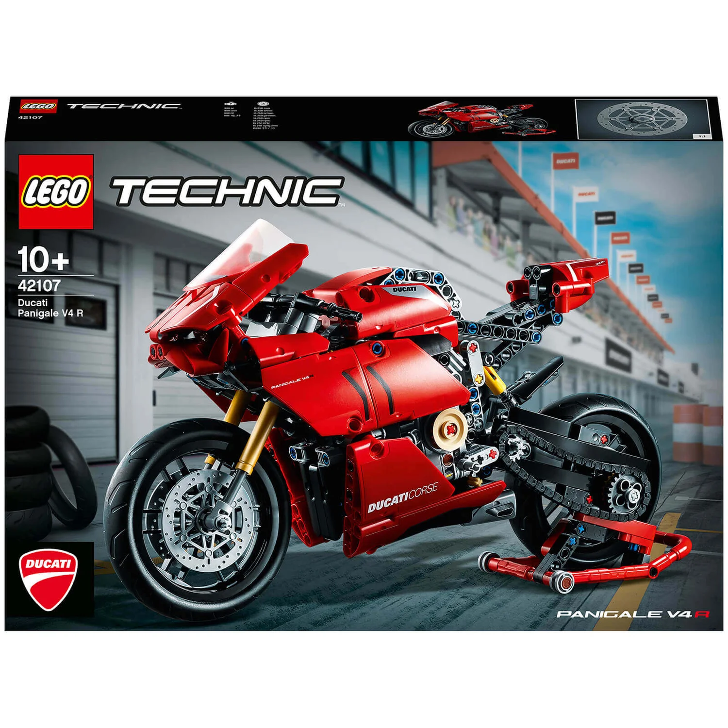 LEGO Technic: Ducati Panigale V4 R Motorbike Model Set (42107)
