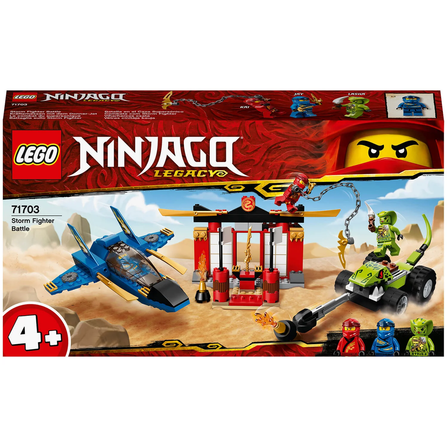 LEGO NINJAGO: 4+ Legacy Storm Fighter Gevechtsspeelgoed Jet (71703)