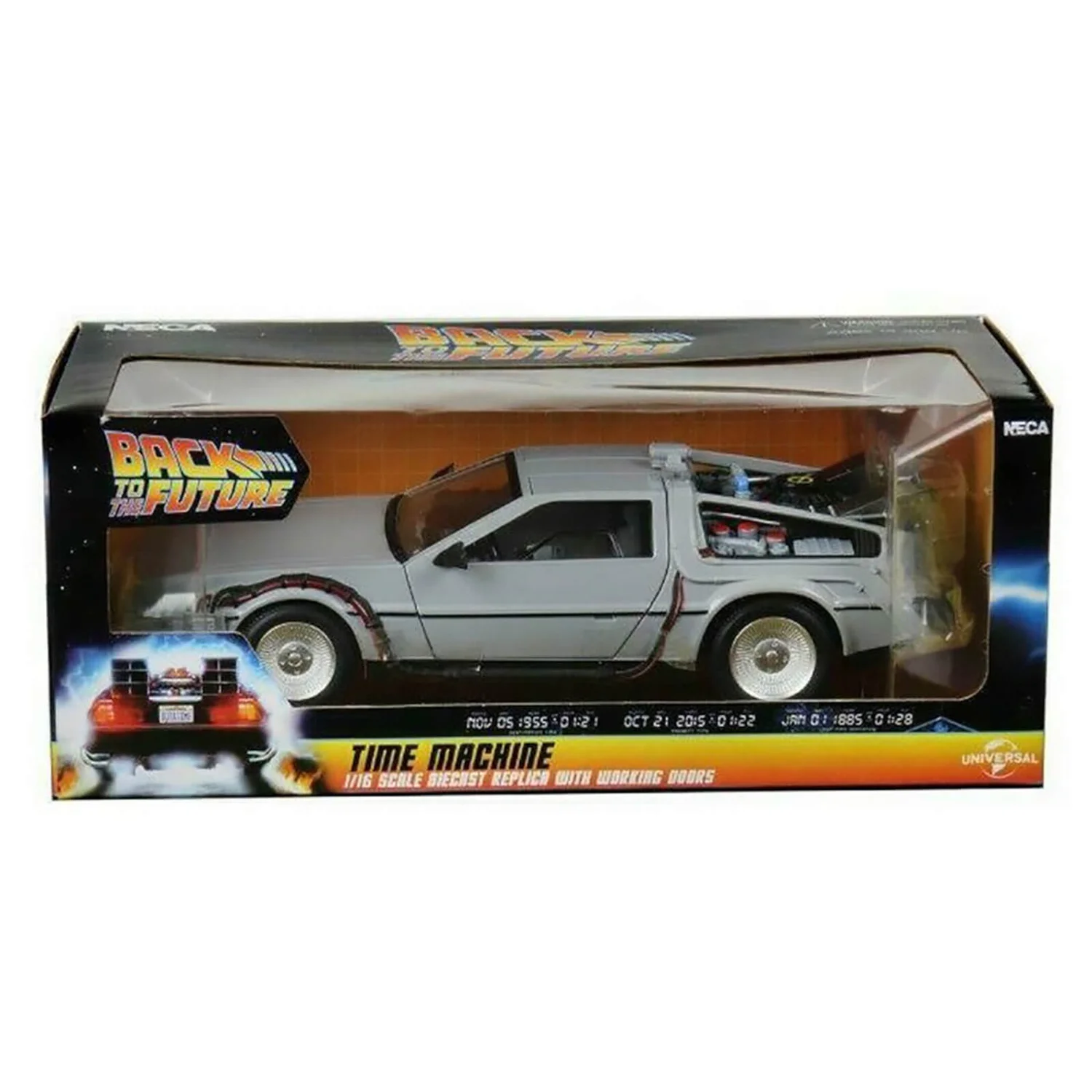 NECA Retour vers le futur - Die Cast DeLorean