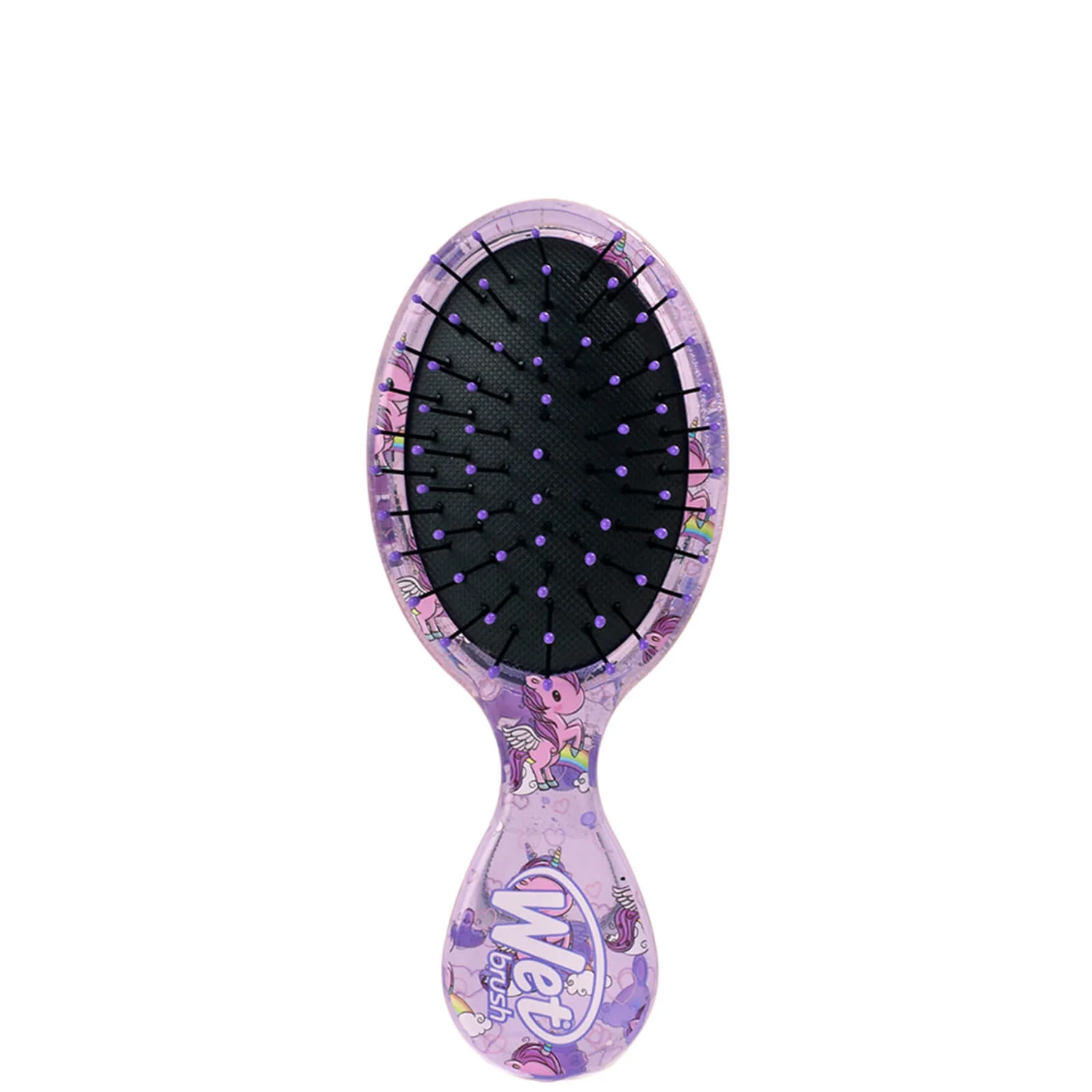 WetBrush Liquid Glitter Mini Detangler Brush - Unicorn Glitter