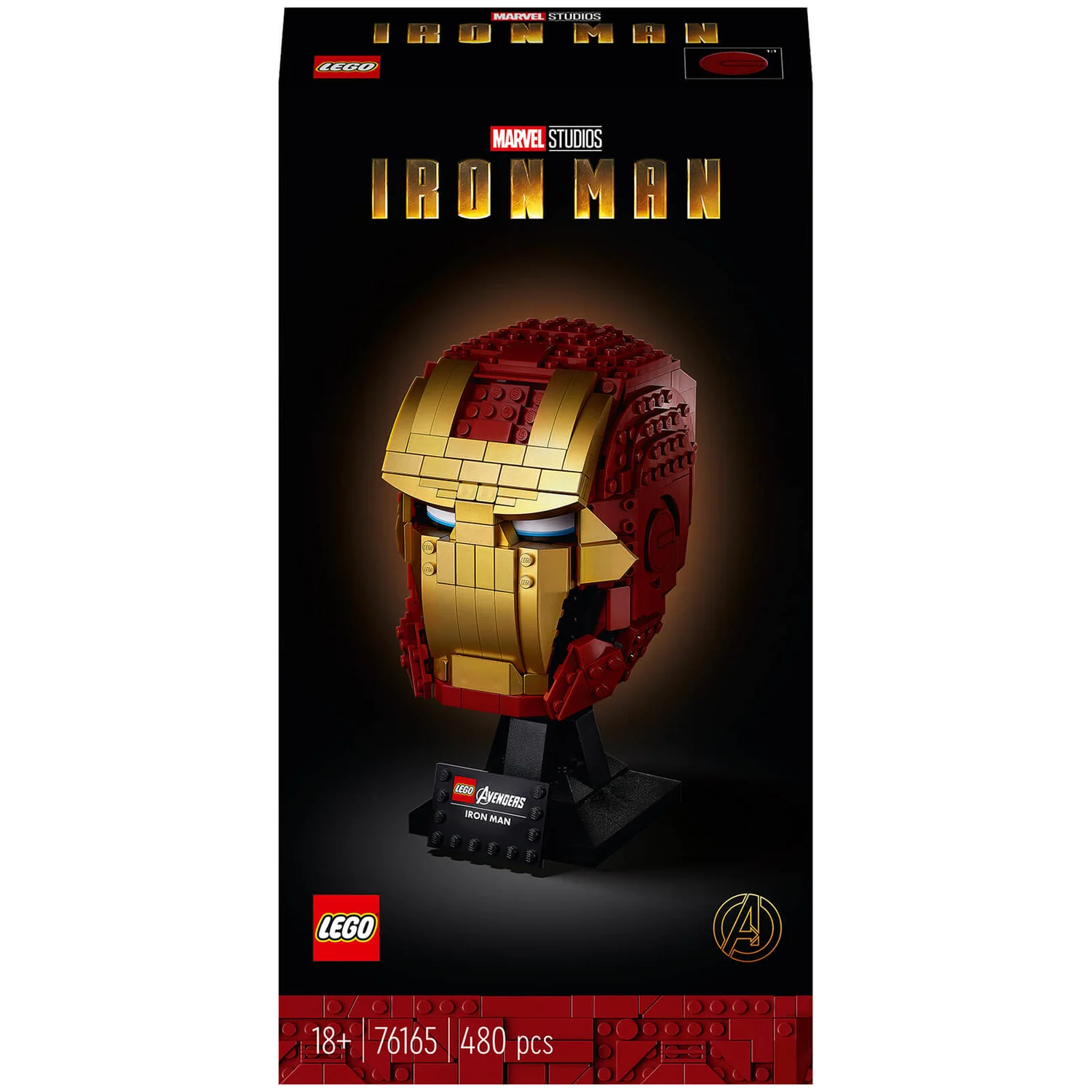 LEGO Marvel Avengers Iron Man Helmet Set for Adults (76165)