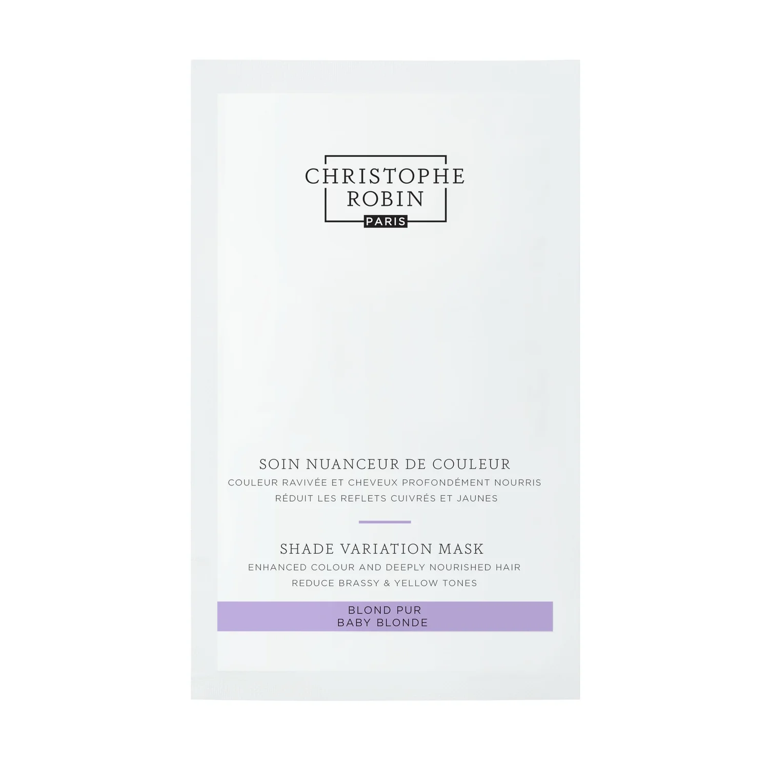Christophe Robin New Shade Variation Mask Baby Blonde Sachet 20ml