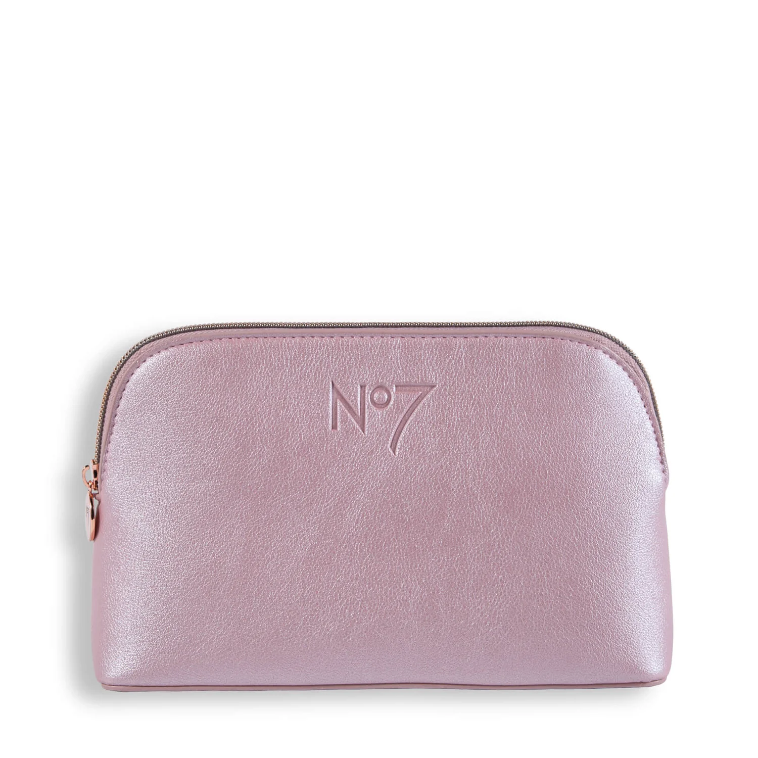 No7 Rose Gold Cosmetic Bag