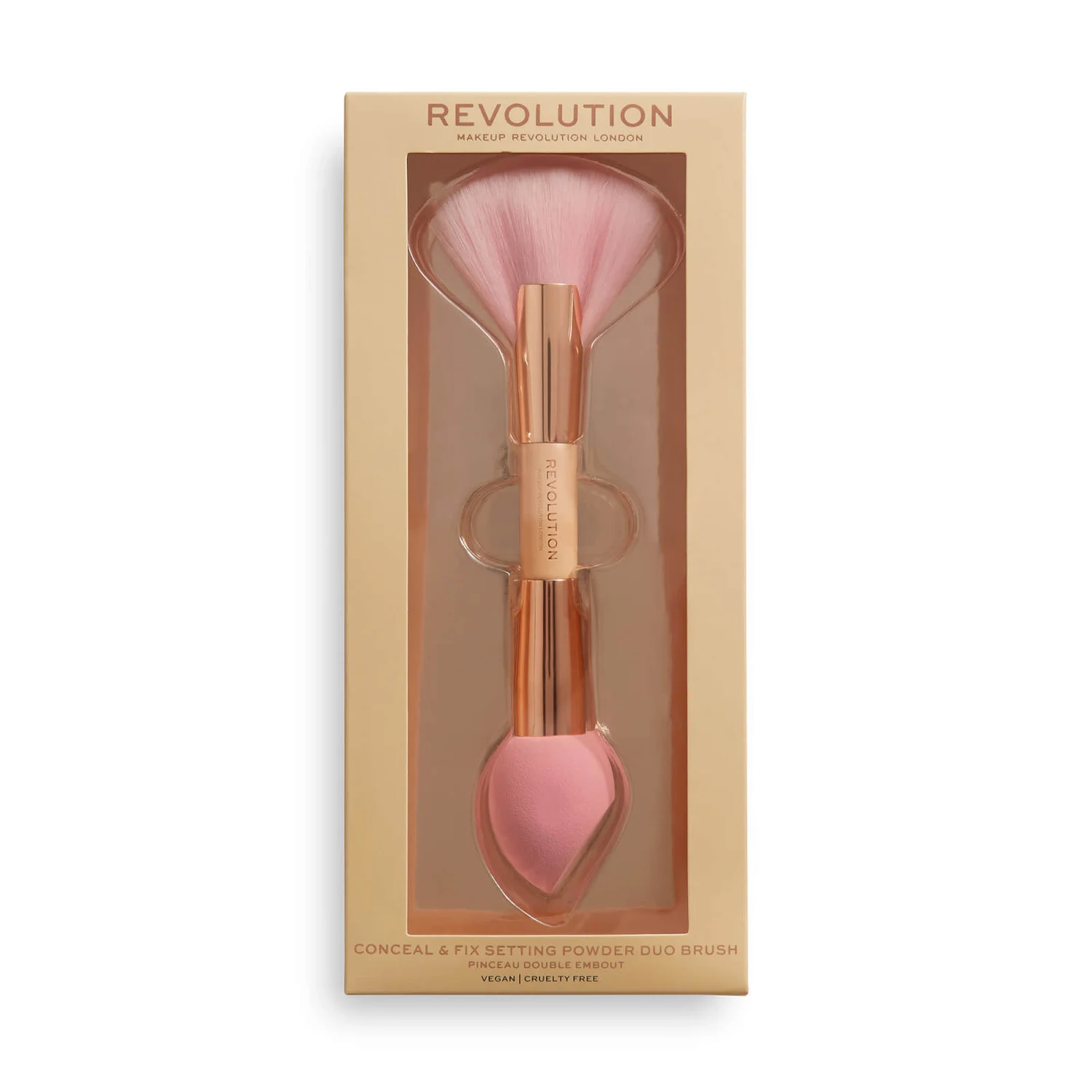Makeup Revolution Conceal & Fix Setting Powder Duo Brush