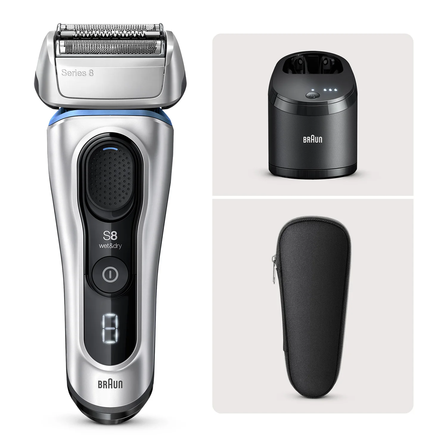 Braun Series 8 Electric Shaver with SmartCare Center