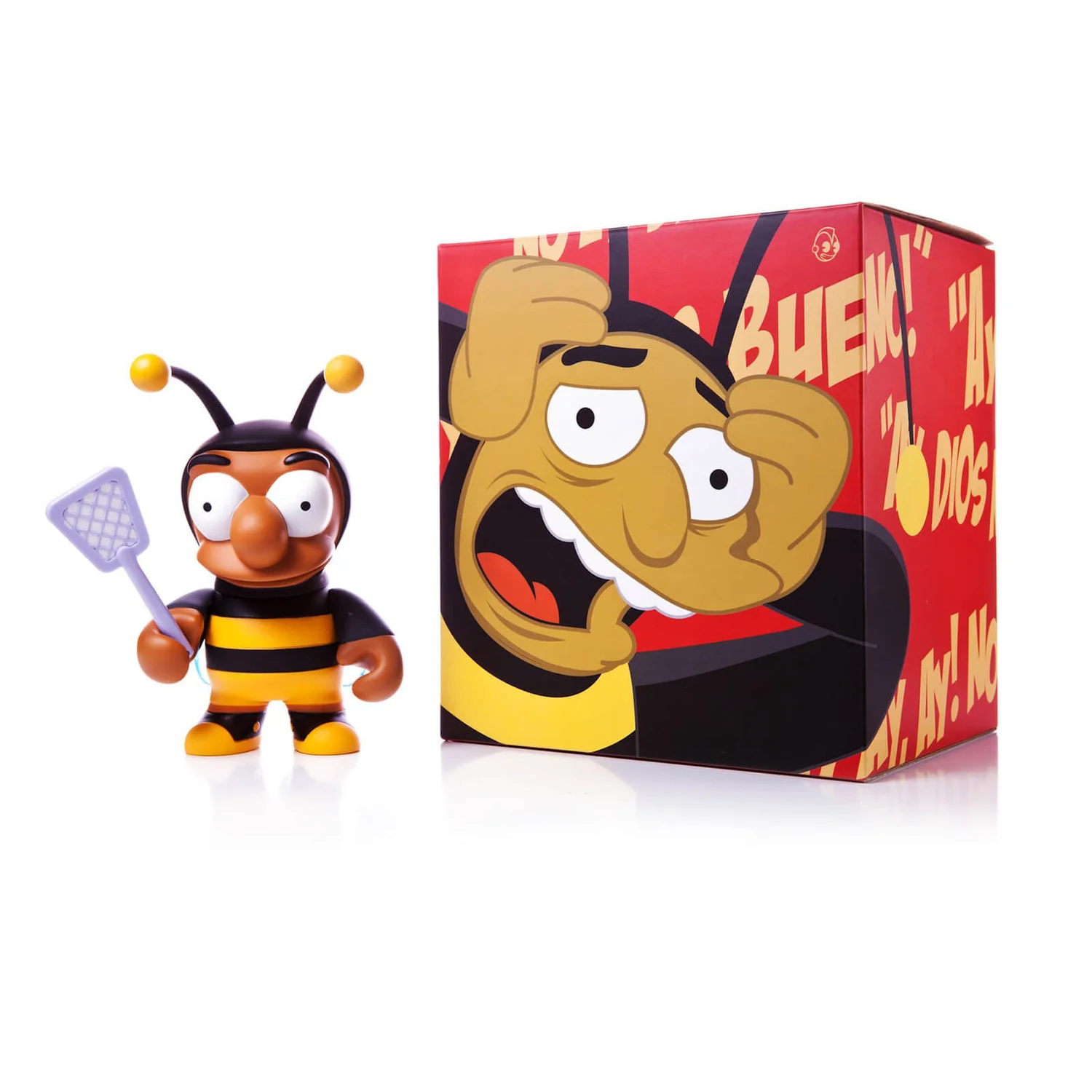 Kidrobot The Simpsons Bumblebee Man 6 Inch Yelow