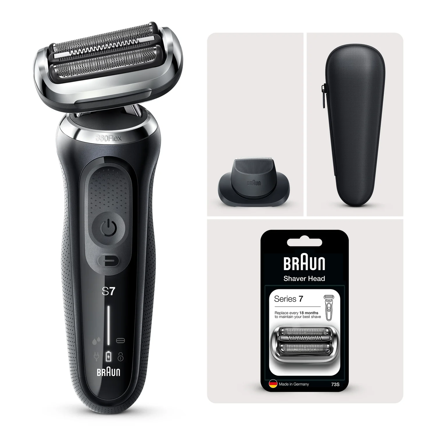 Braun Series 7 70-N1200s Electric Shaver and Head Replacement