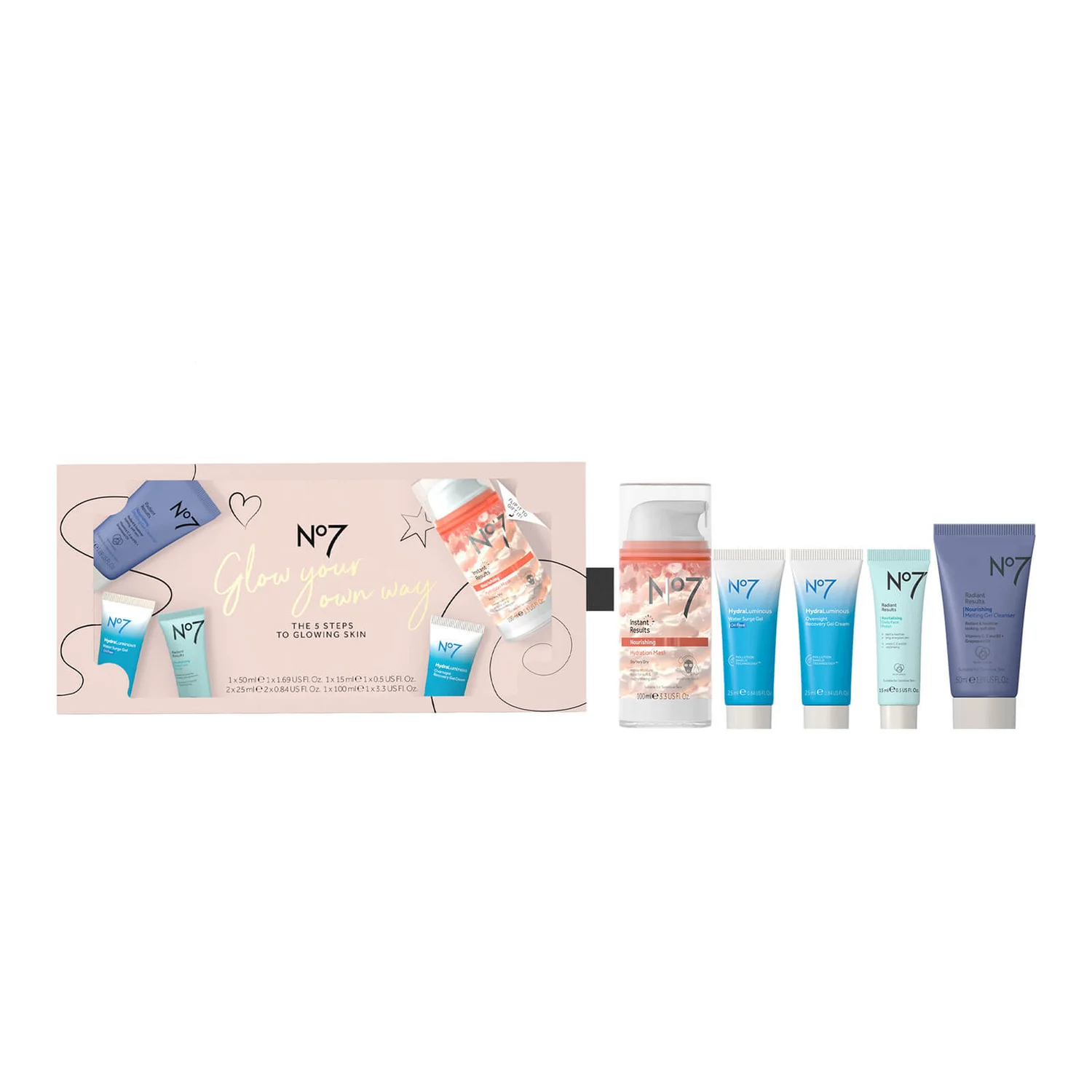 No7 The 5 Steps To Glowing Skin