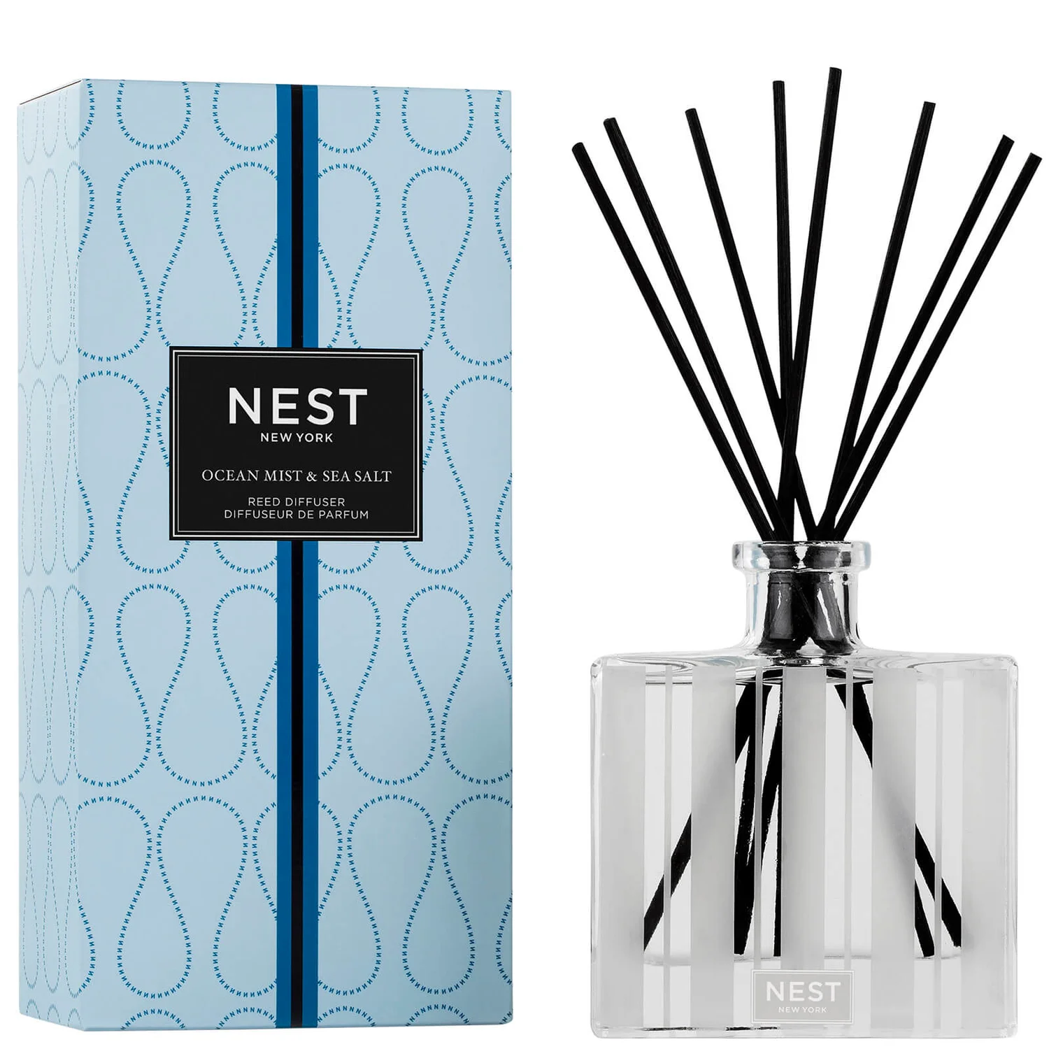 NEST Fragrances Ocean Mist & Sea Salt Reed Diffuser Refill 5.9 fl. oz