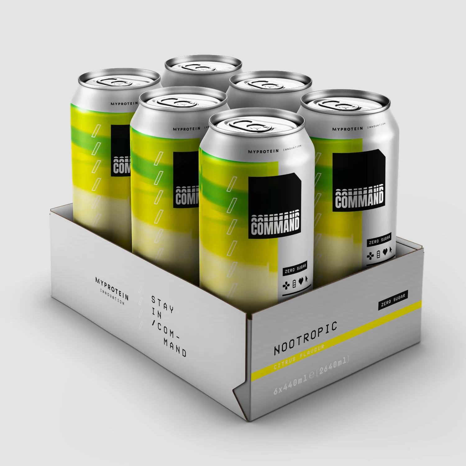 Myprotein Pack De 6 Latas De Command Citricos