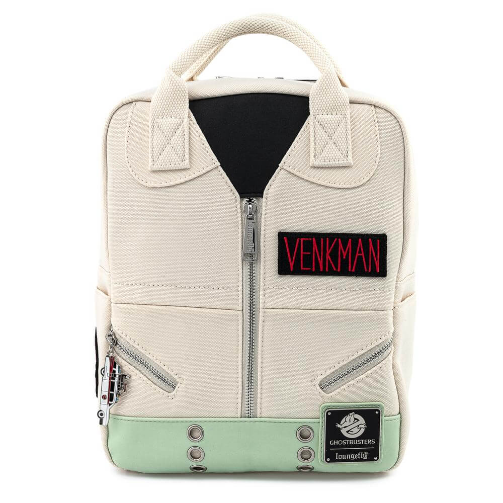 Loungefly Ghostbusters Venkman Cosplay Square Canvas Mini Backpack
