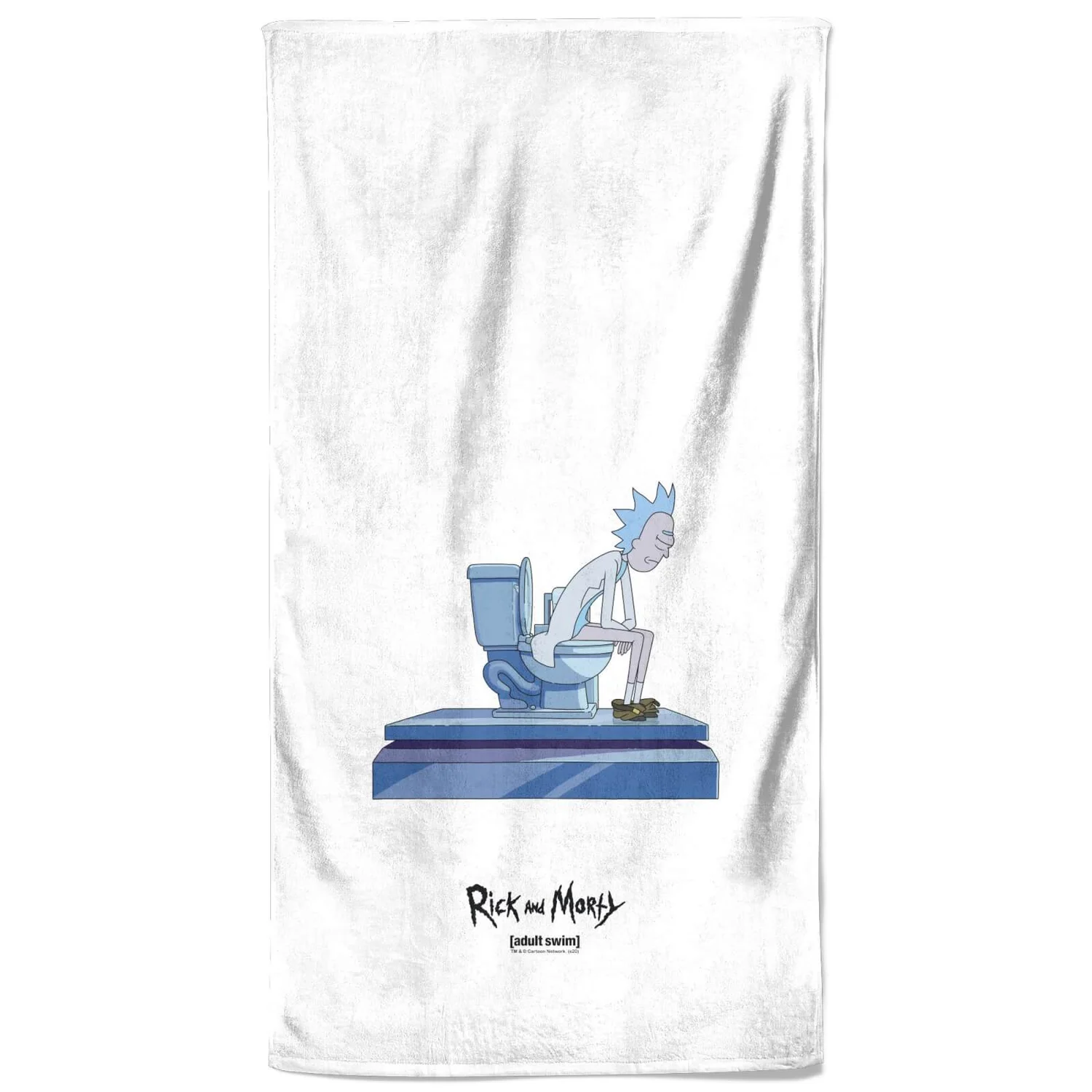 Rick and Morty King Of Shit Toilet Beach Towel