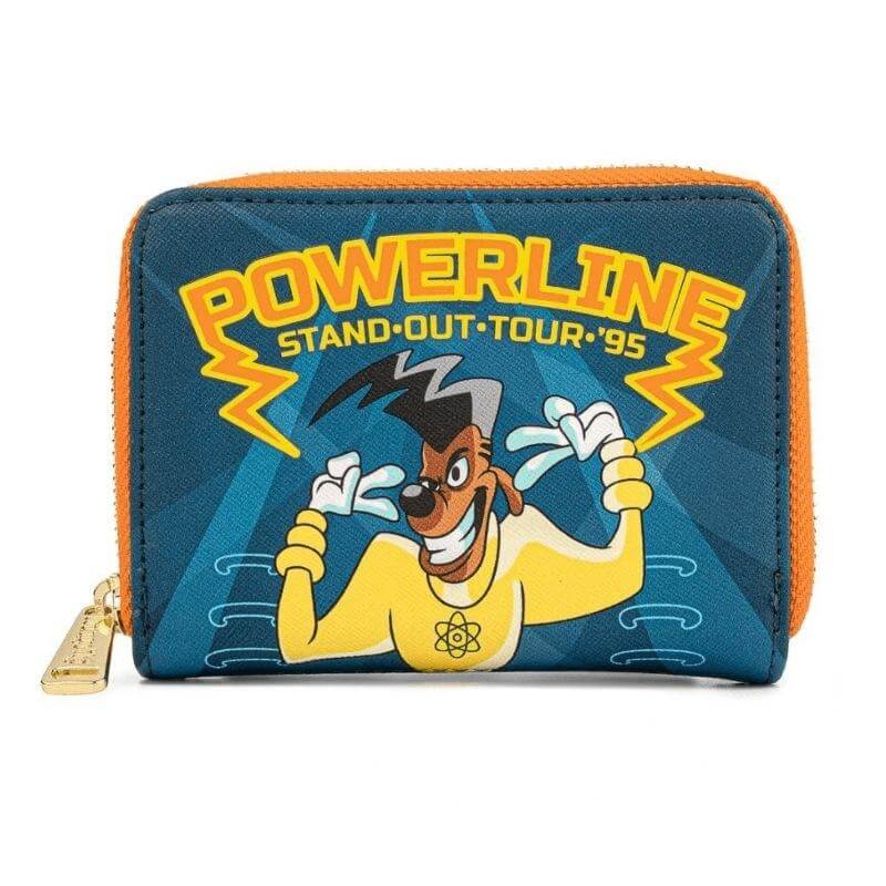 Loungefly Disney Goofy Movie Powerline All Access Pass Zip Around Wallet