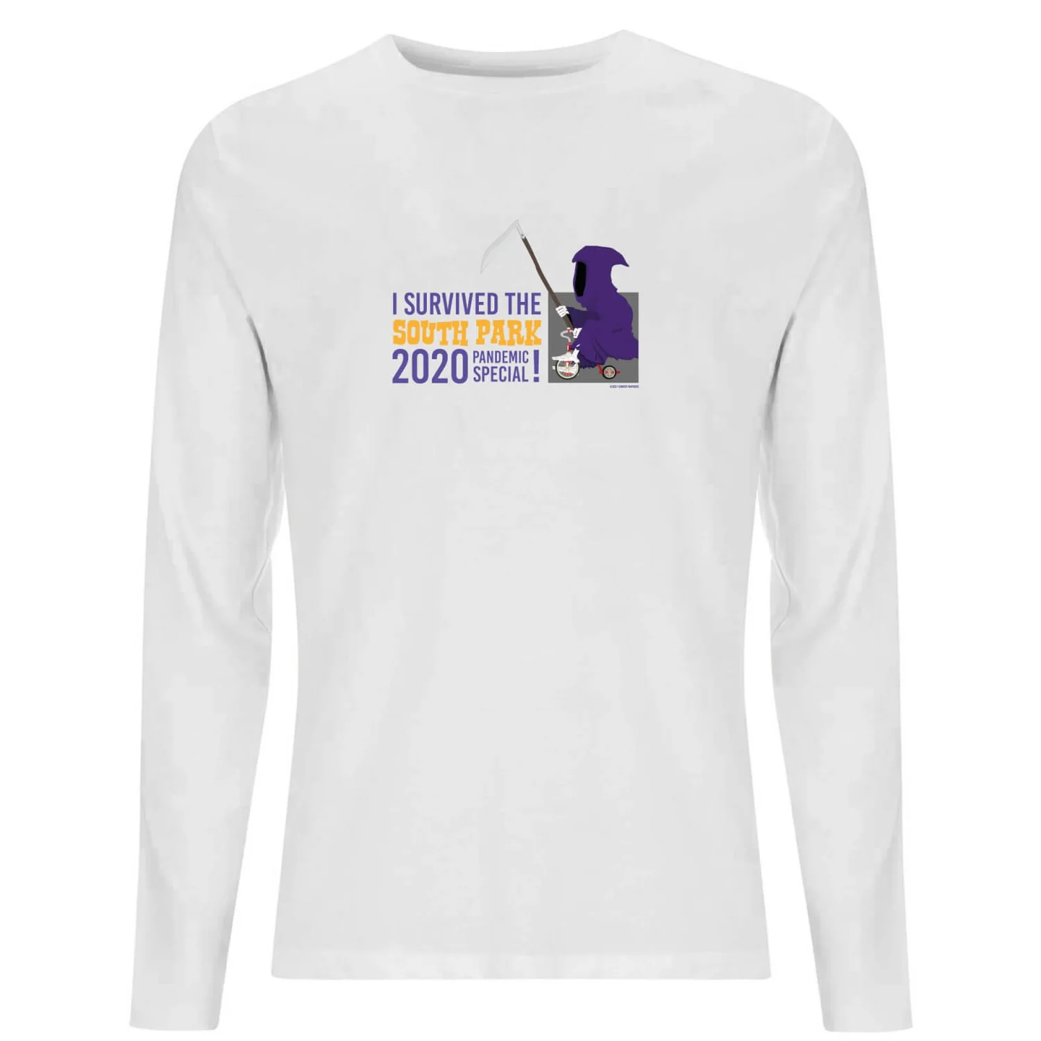 South Park I Survived The Pandemic Special Long Sleeve Unisex Long Sleeve T-Shirt - White