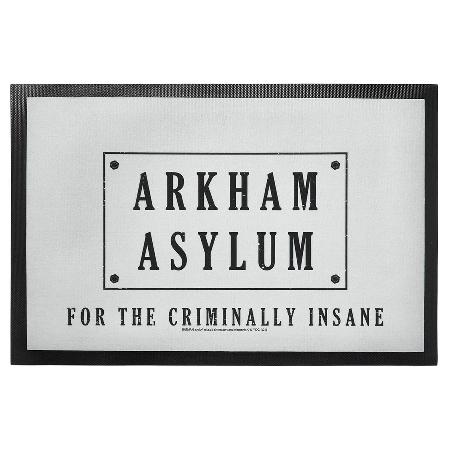 Batman Villains Arkham Asylum Entrance Mat