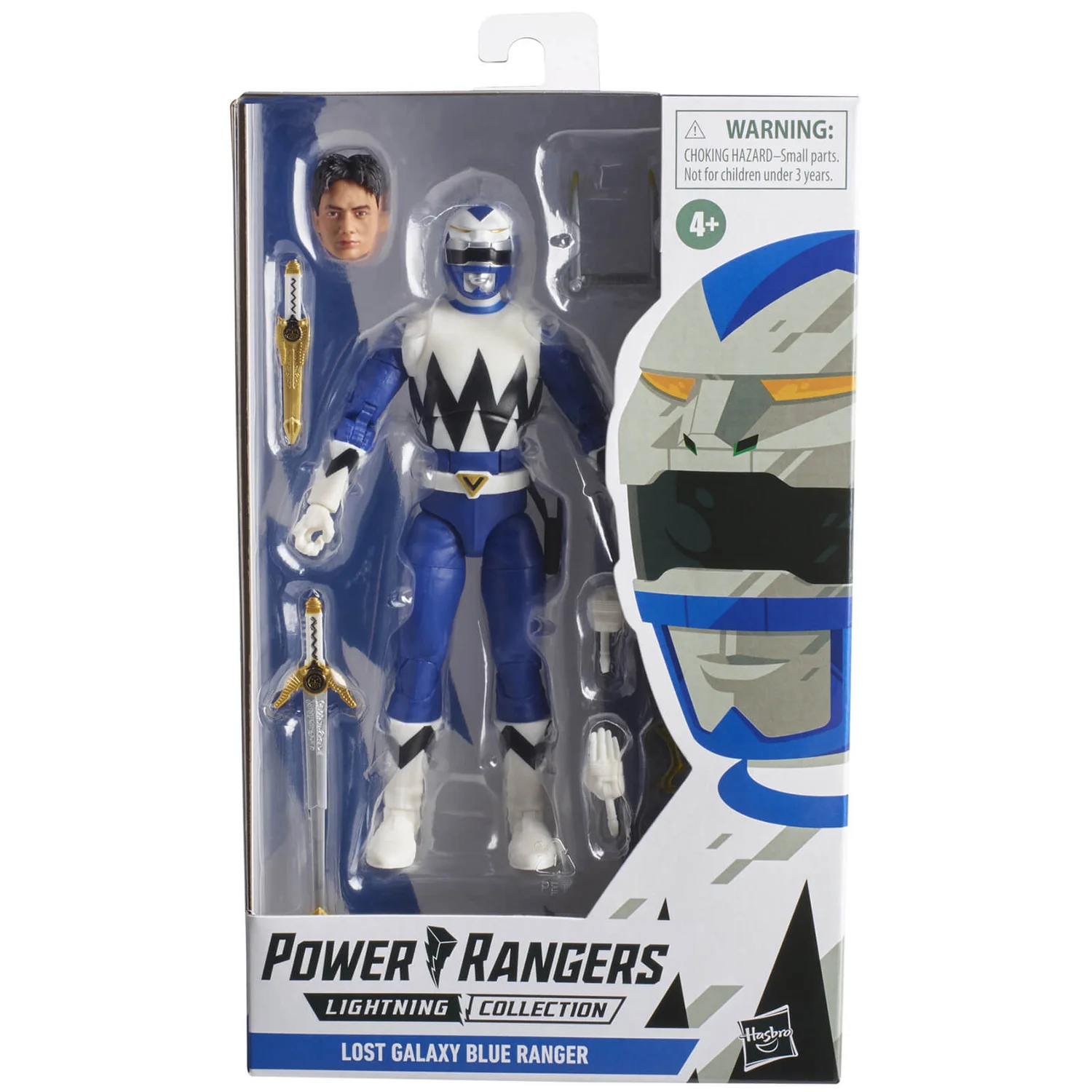 Hasbro Power Rangers Lightning Collection Lost Galaxy Blue Ranger Figure