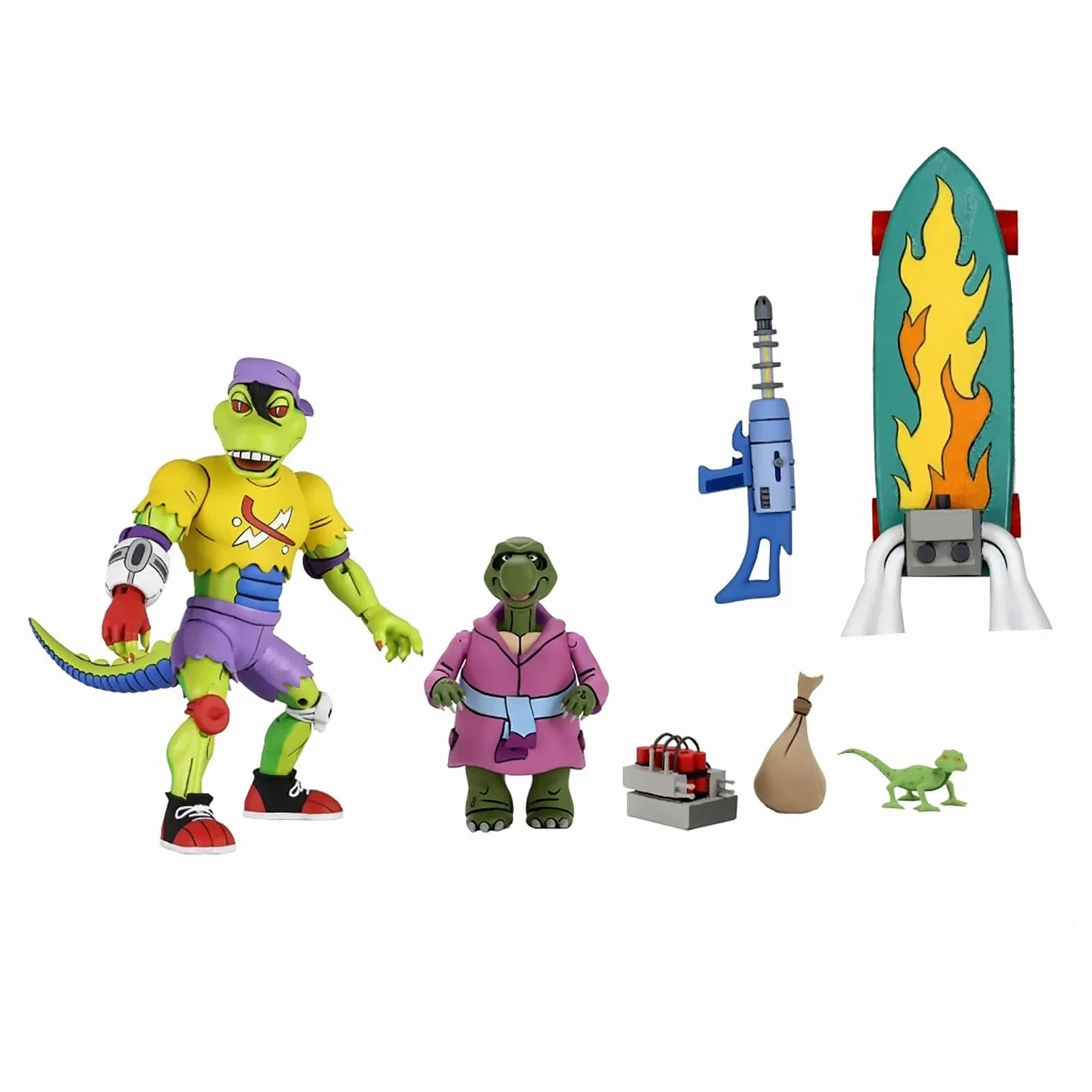 NECA Teenage Mutant Ninja Turtles Cartoon Mondo Gecko Ultimate 7 Inch Scale Action Figure