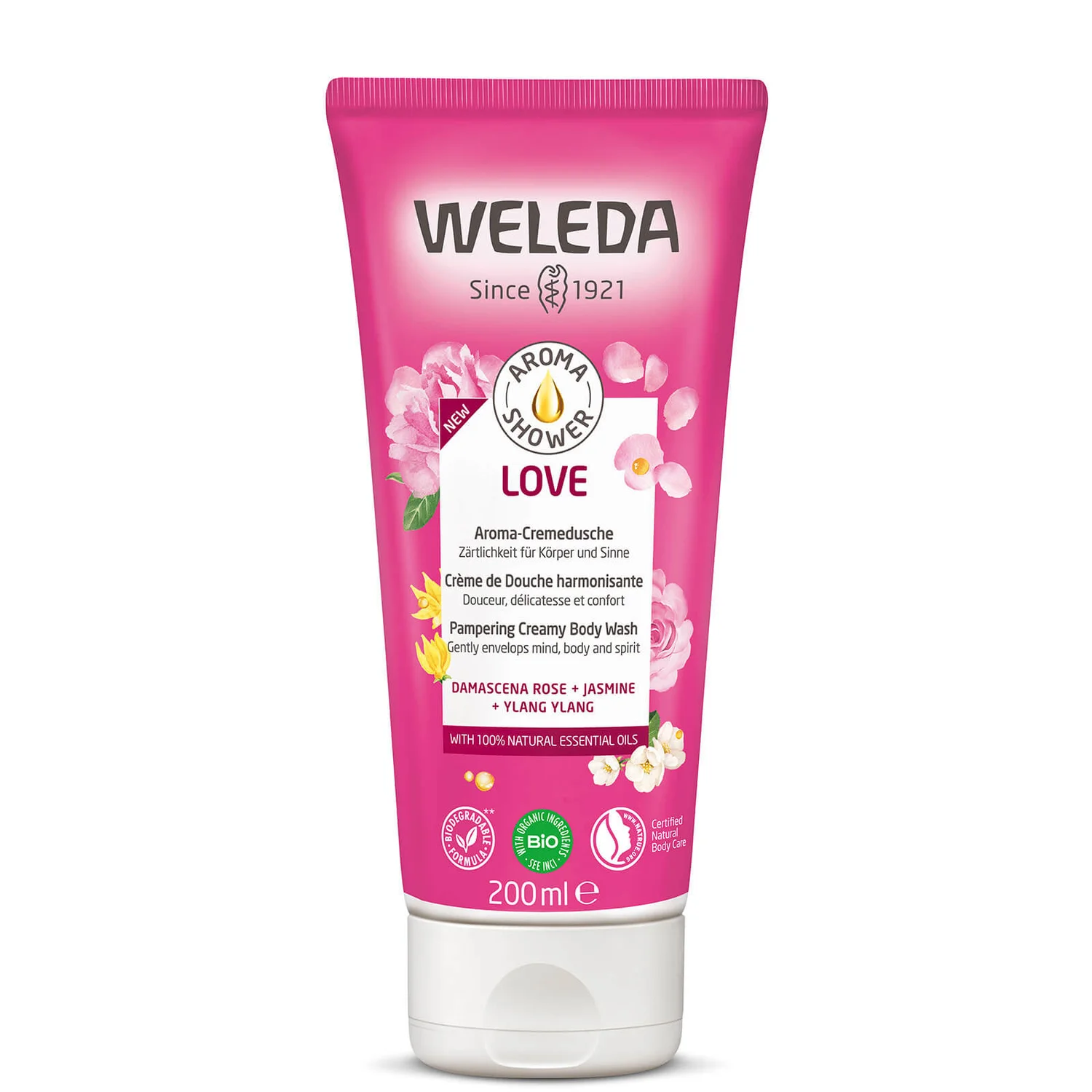 Weleda Aroma Body Wash - Love 200ml Weleda Aroma sprchový gel - Love 200 ml