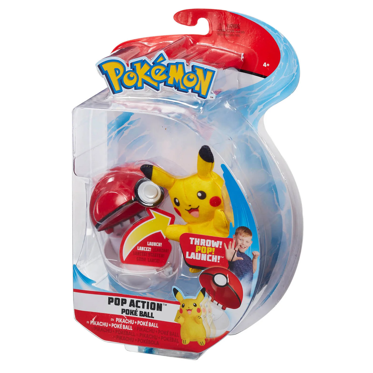 Pokémon Pop Action Pikachu Poke Ball