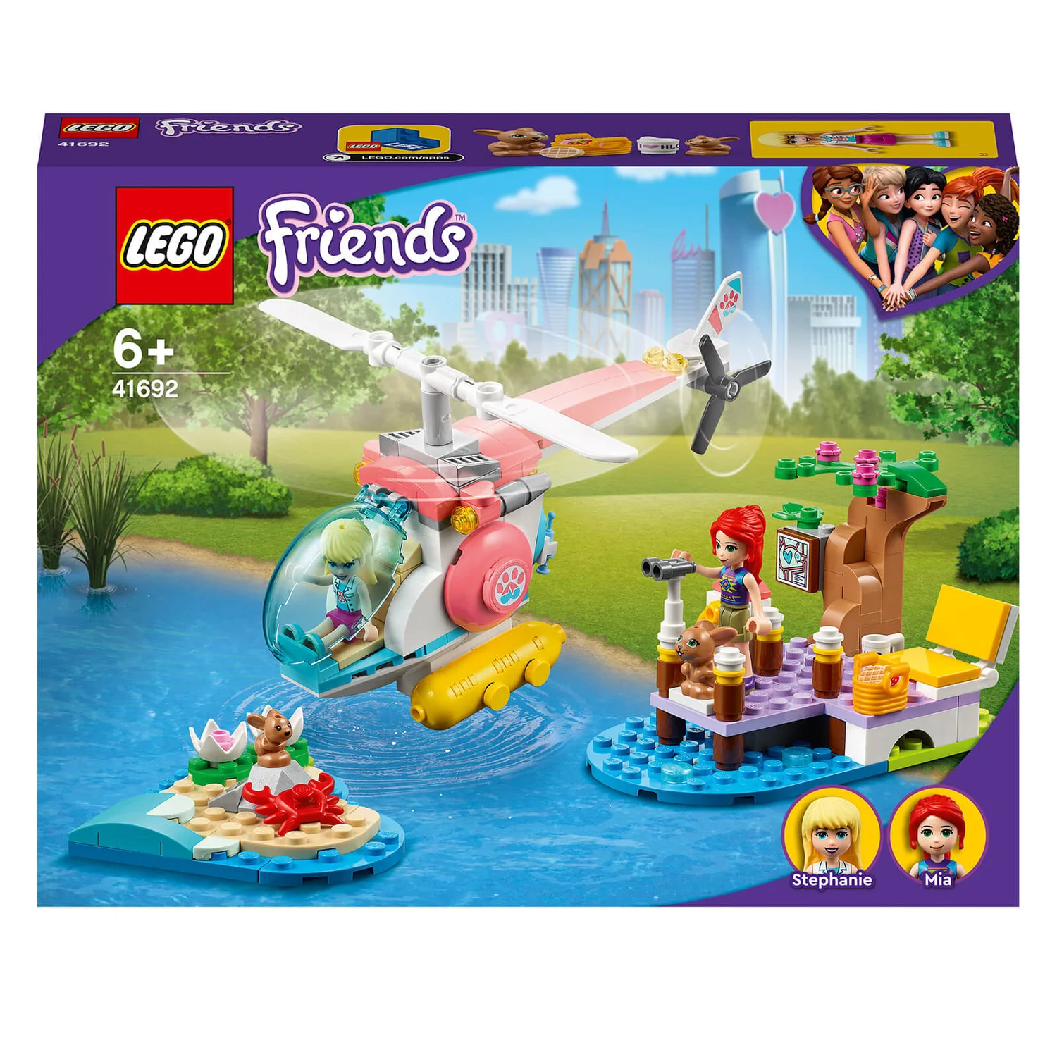 LEGO Friends Vet Clinic Rescue Helicopter (41692)