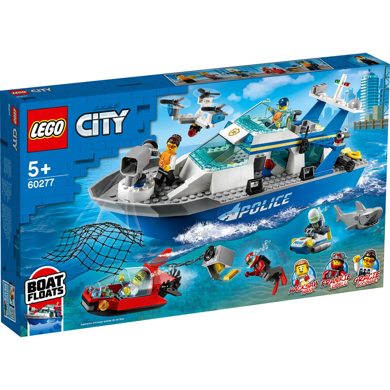 LEGO City Police Patrol Boat (60277)