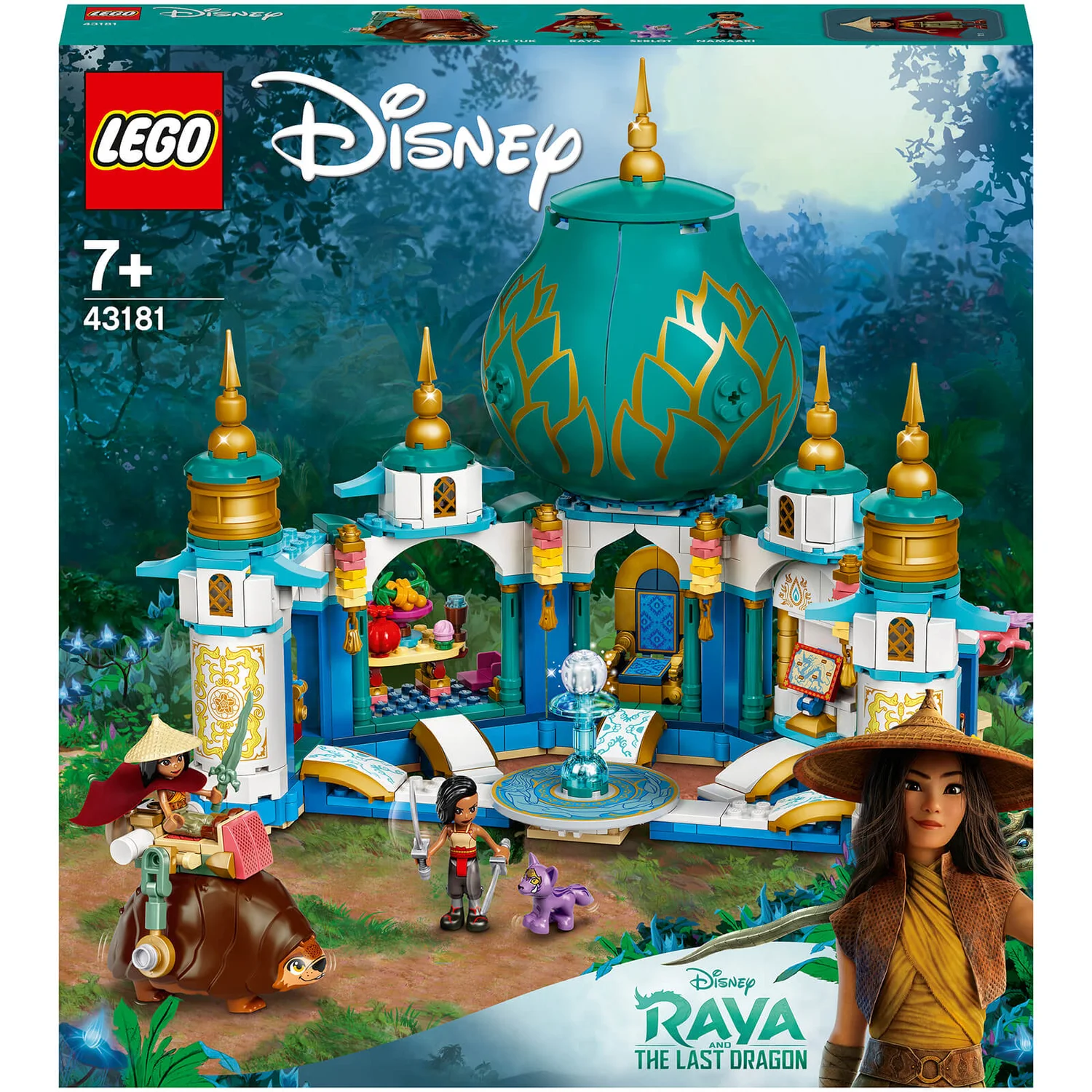LEGO Disney Raya and the Heart Palace Playset (43181)