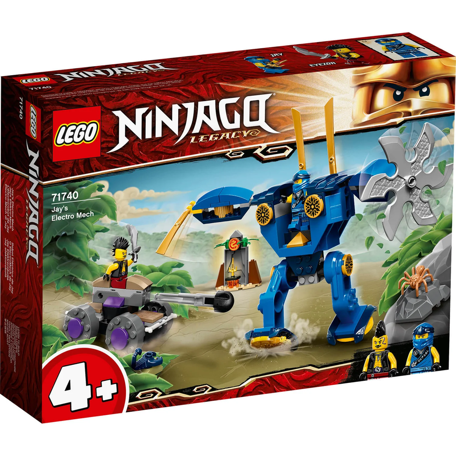 LEGO NINJAGO: Legacy Jay’s Electro Mech Toy (71740)