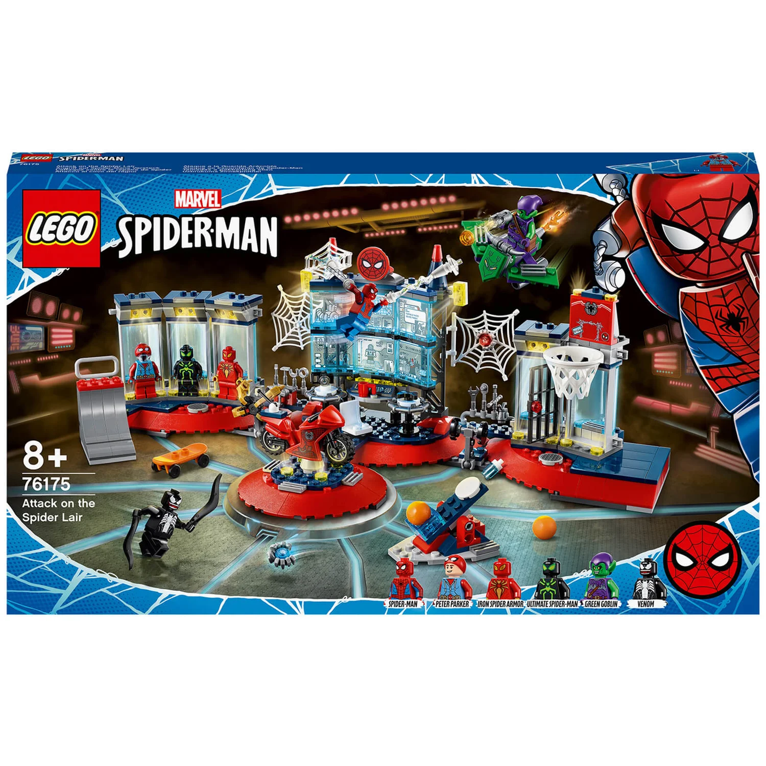 LEGO Marvel Spider-Man Attack on the Spider Lair Set (76175)