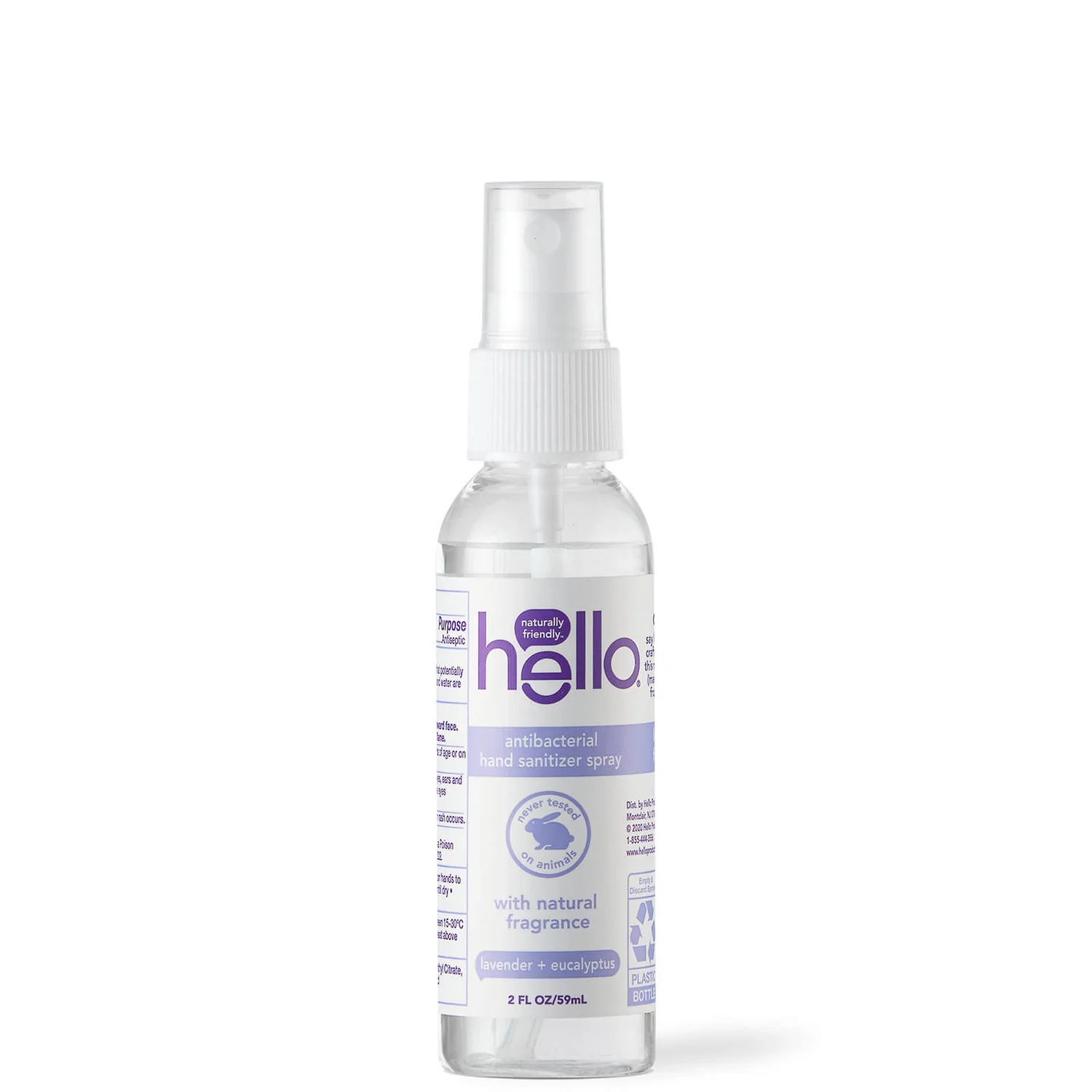 hello Hand Sanitiser - Lavender and Eucalyptus 2 oz