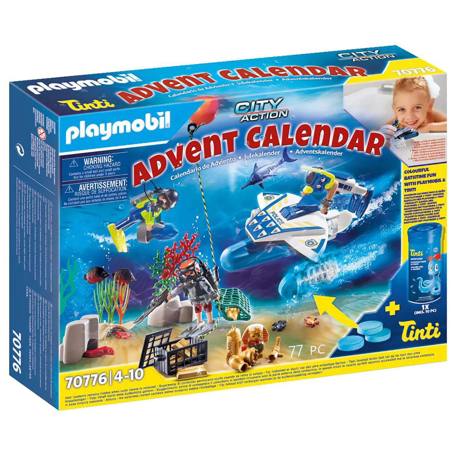 Playmobil Advent Calendar - Police Dive (70776)