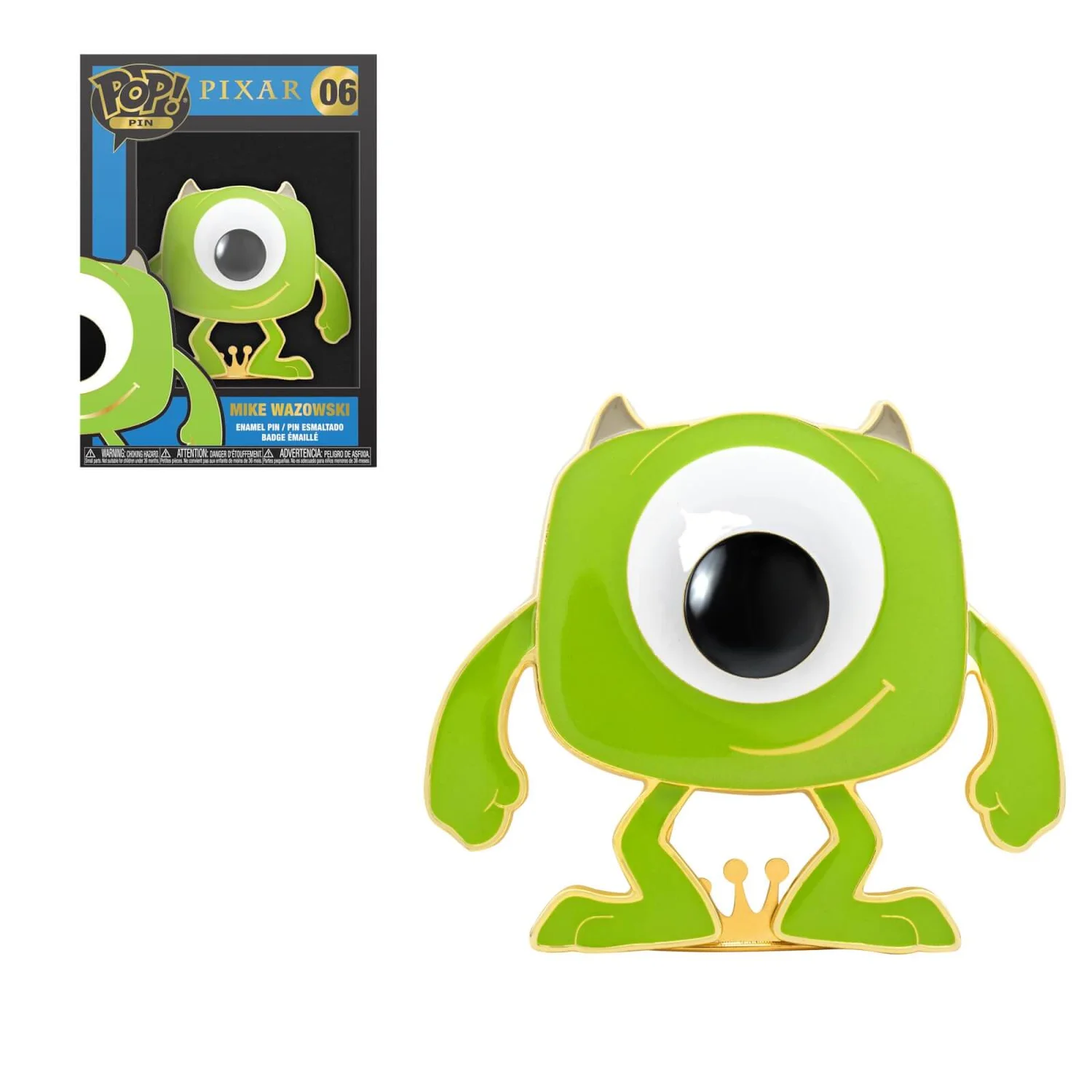 Monsters Inc. Mike Wazowski Funko Pop! Pin