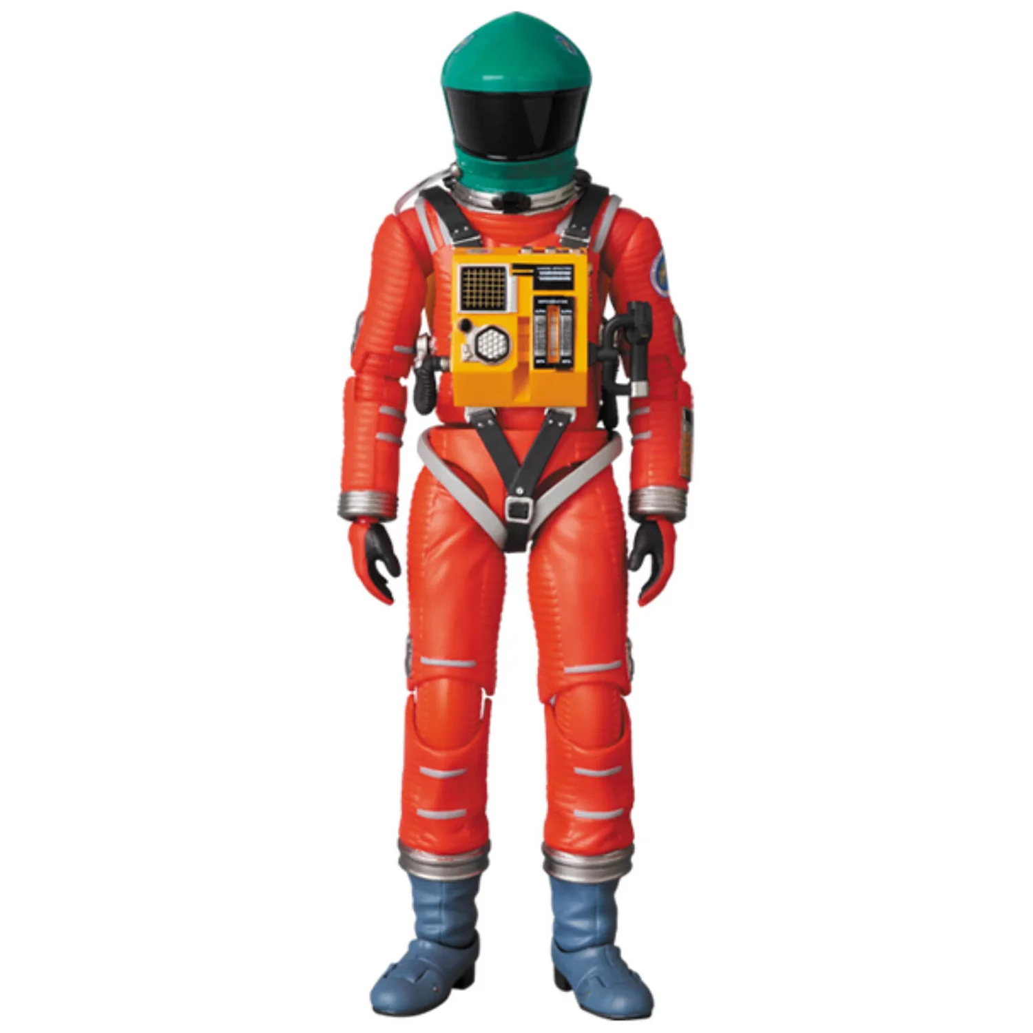 Medicom 2001 A Space Odyssey MAFEX Action Figure - Orange Space Suit with Green Helmet