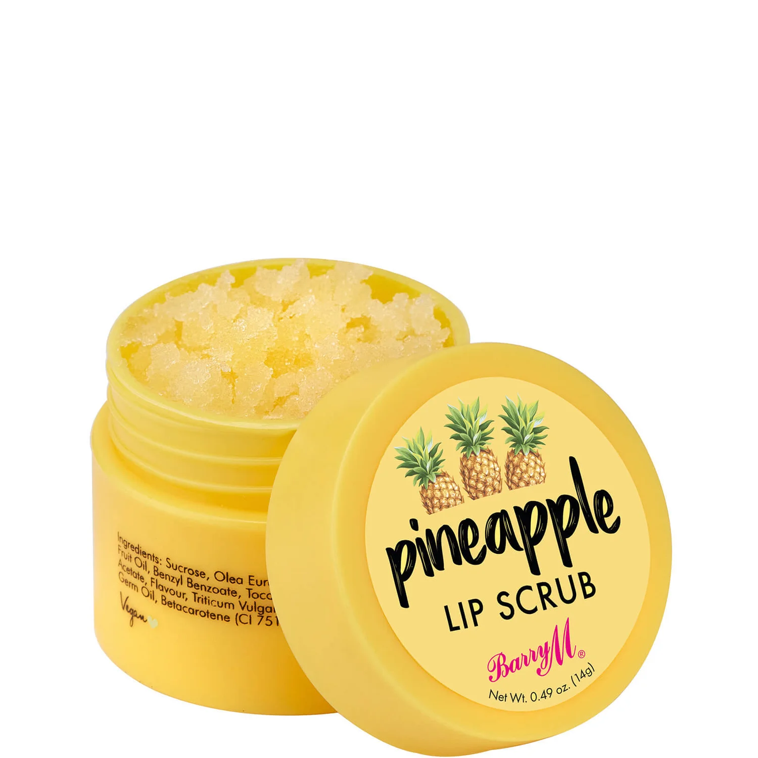Barry M Cosmetics Pineapple Lip Scrub 14g