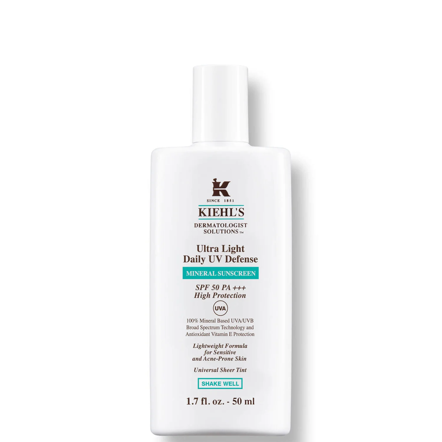 Kiehl's Ultra Light Daily UV Defense Mineral Sunscreen SPF50 50ml
