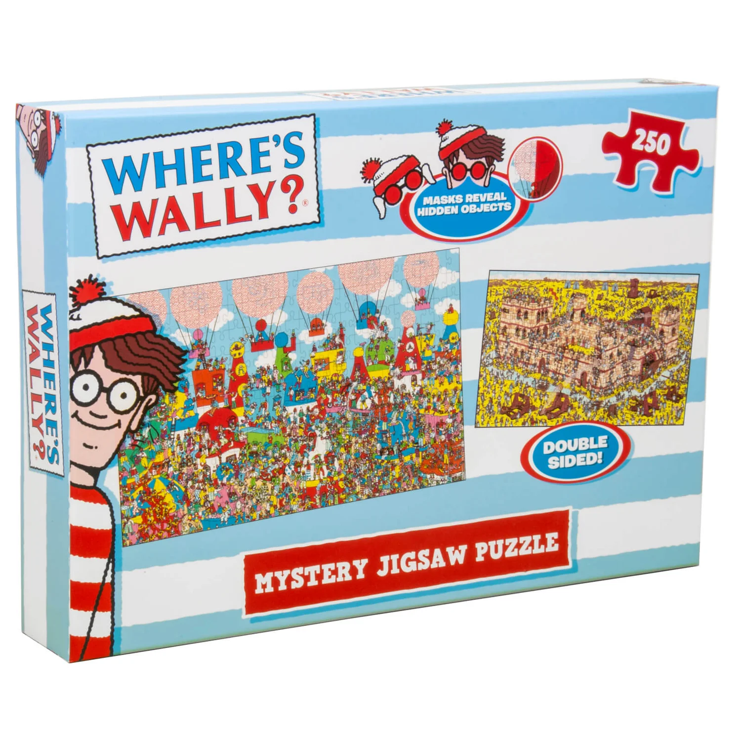 Where's Wally Double Sided Mystery Jigsaw Puzzle 250pcs