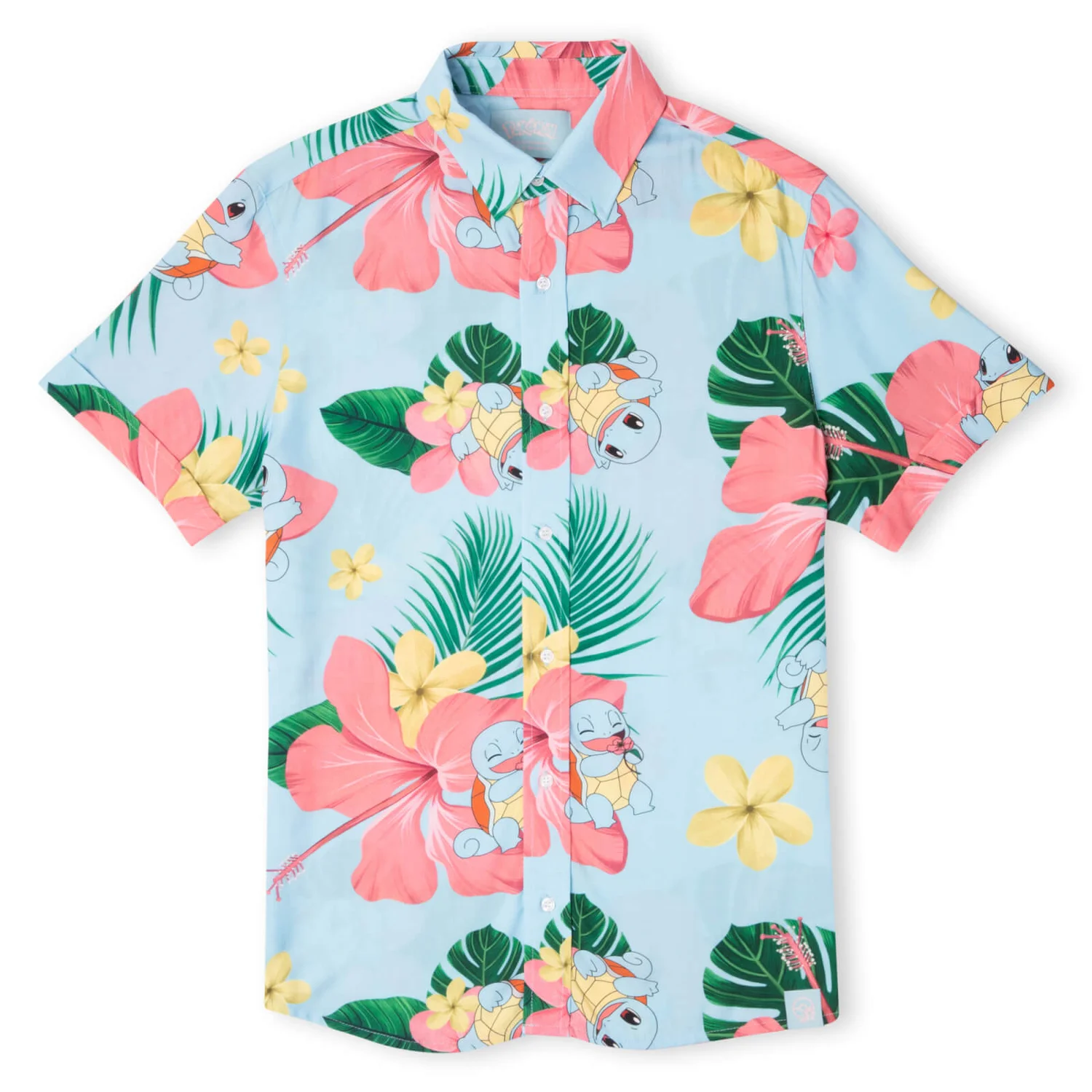Pokémon Squirtle Print Shirt - Blue