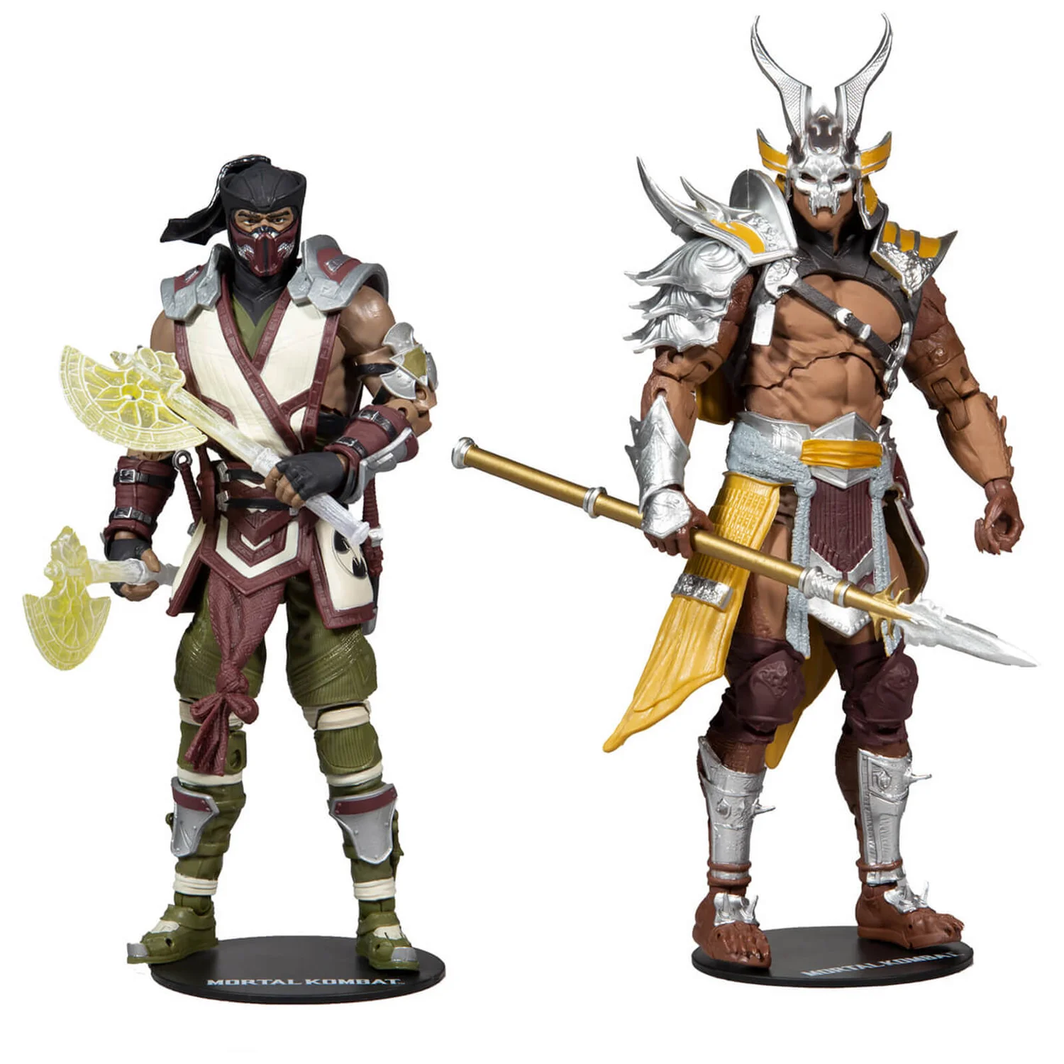McFarlane Mortal Kombat 2Pk - Sub-Zero Vs Shao Khan Action Figures