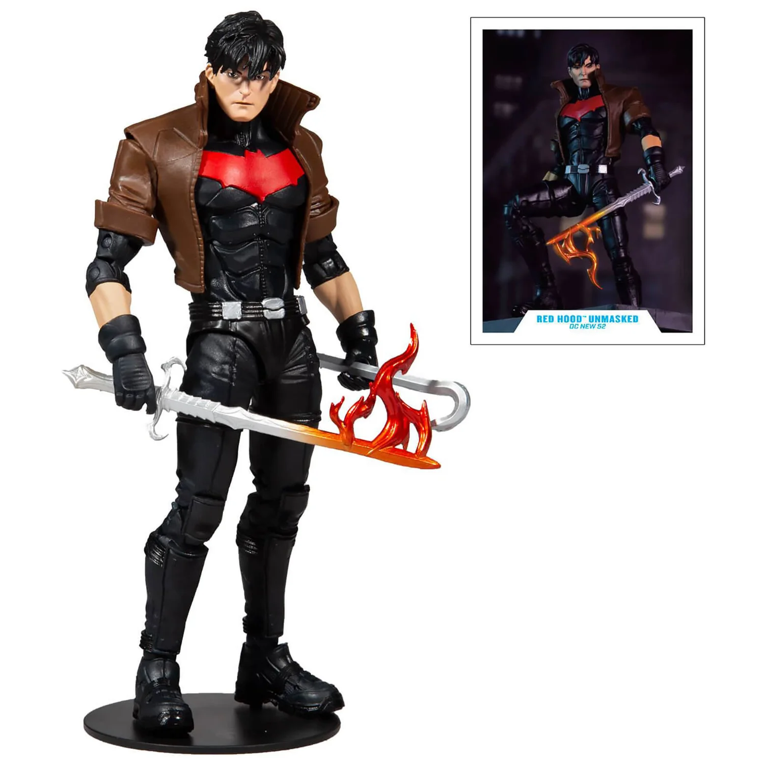 McFarlane DC Multiverse 7" Figure - Red Hood (Unmasked) (Gold Label)
