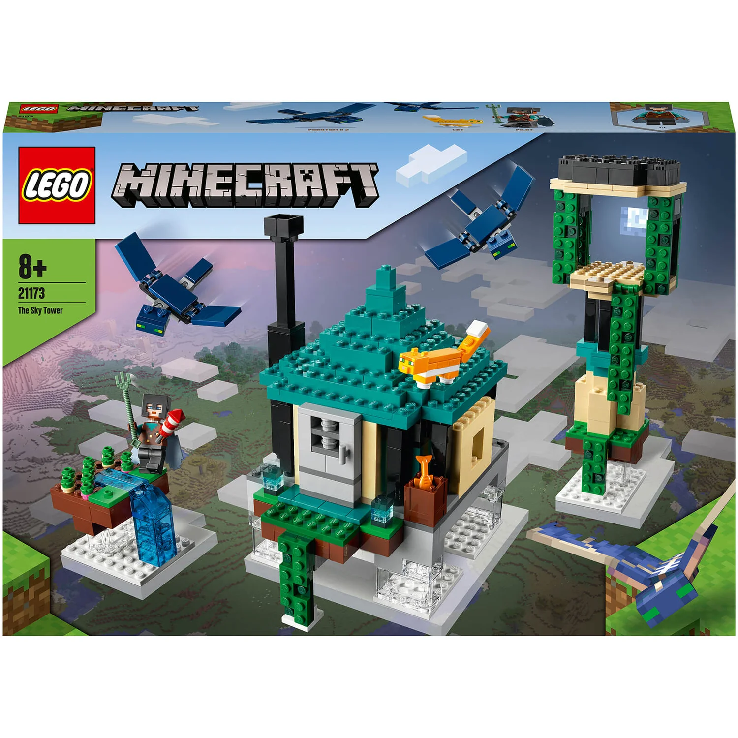 LEGO Minecraft: The Sky Tower Building Set for Kids (21173)