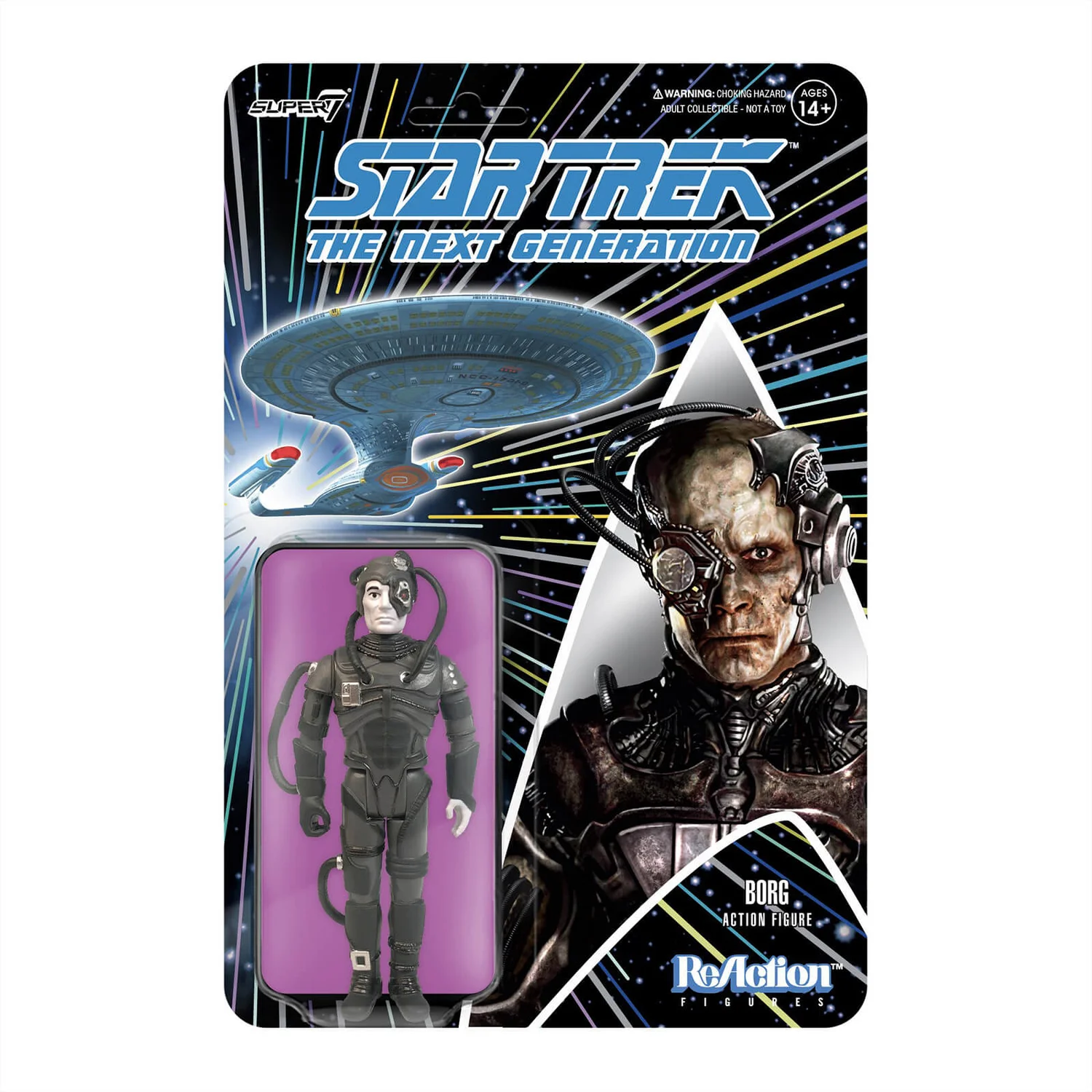 Super7 Star Trek The Next Generation ReAction Figur - Borg
