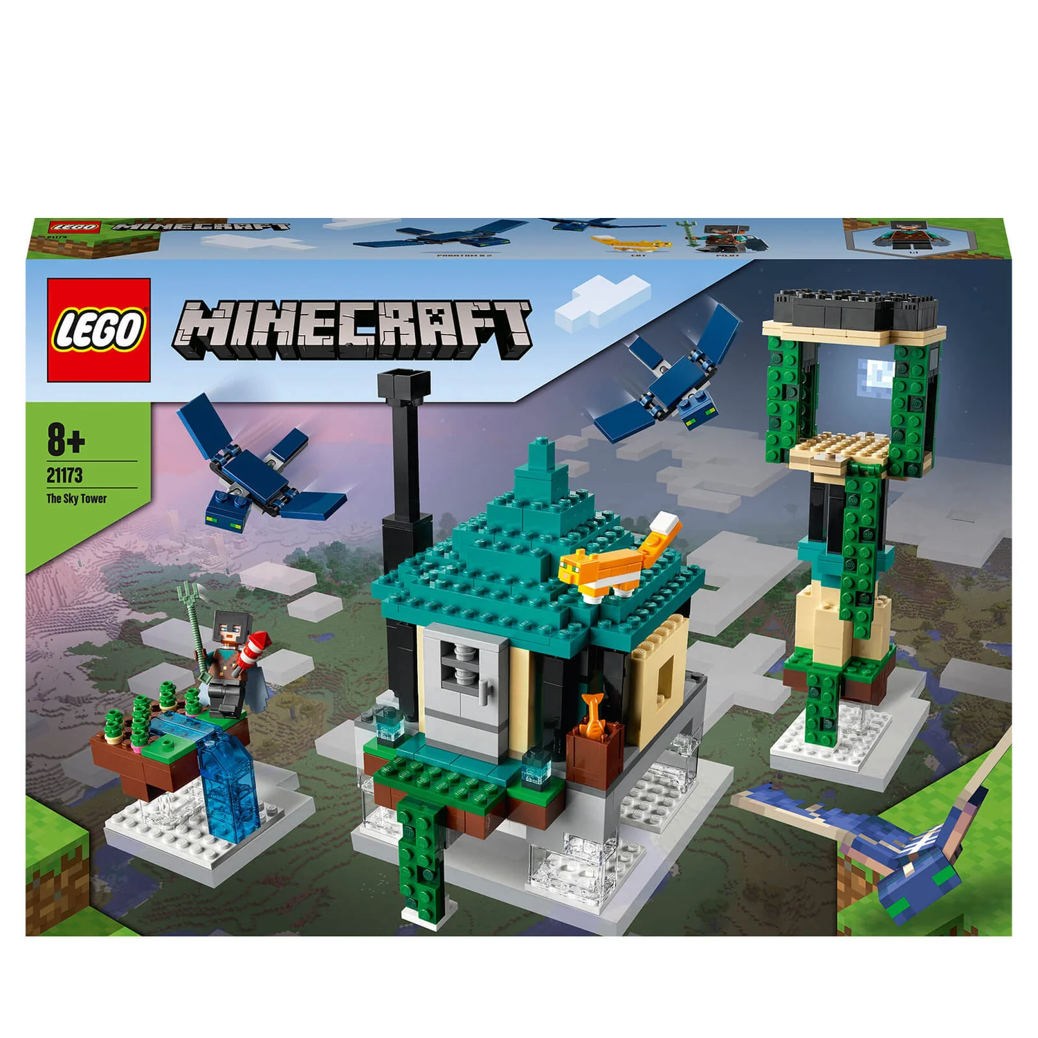 LEGO Minecraft: The Sky Tower Building Set for Kids (21173)