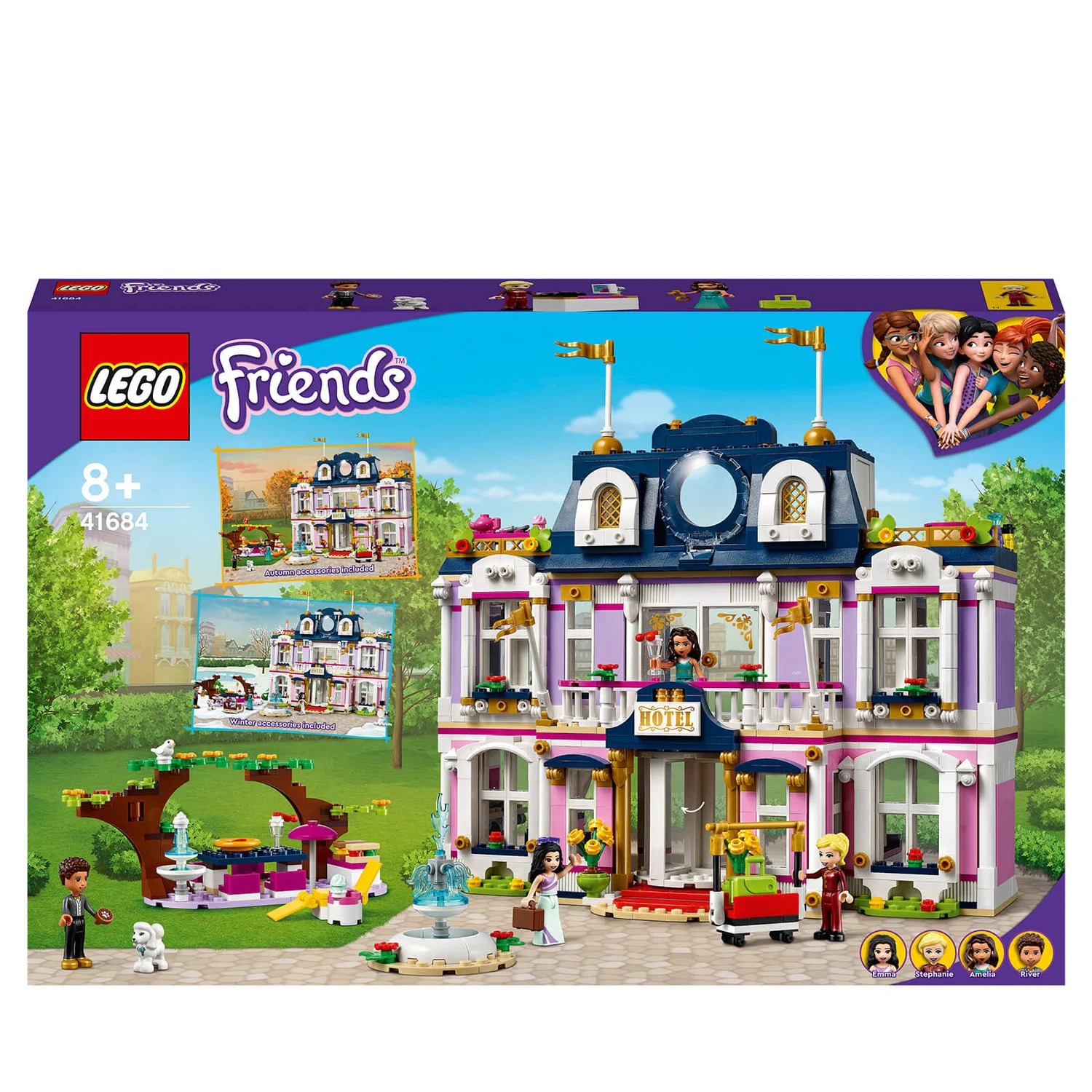 LEGO Friends: Heartlake City: Grand Hotel Dollhouse Set (41684)