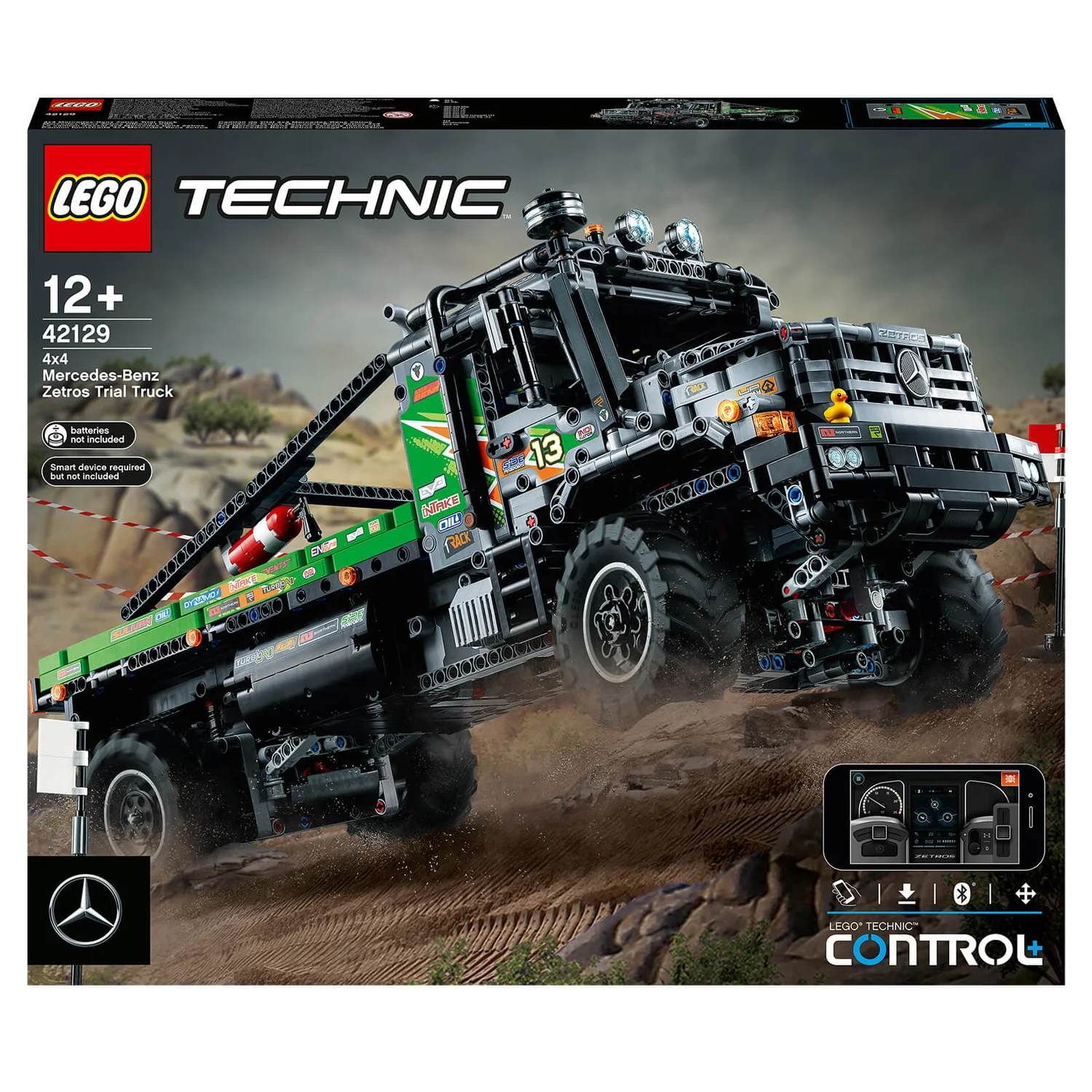LEGO Technic: 4x4 Mercedes-Benz Zetros Trial Truck Toy (42129)